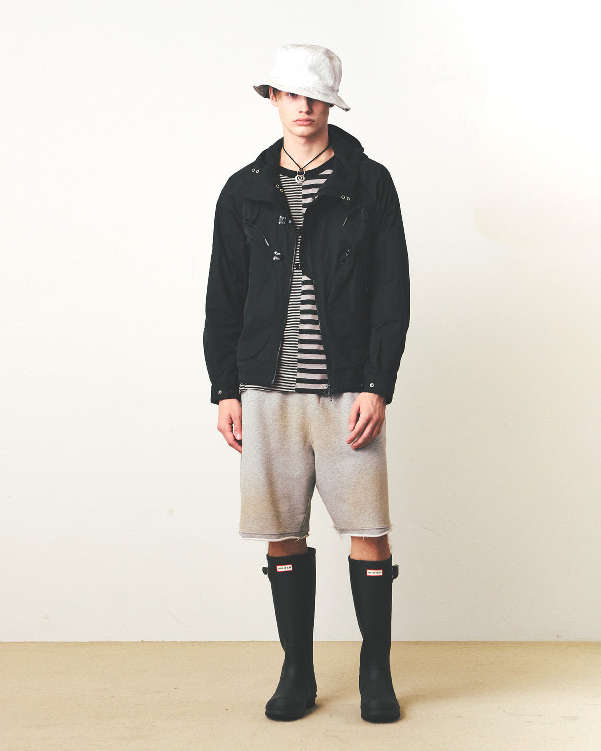 Eastlogue - Deck Hoodie Parka (Black Ripstop) product image 1 | TRAB K-Fashion Australia