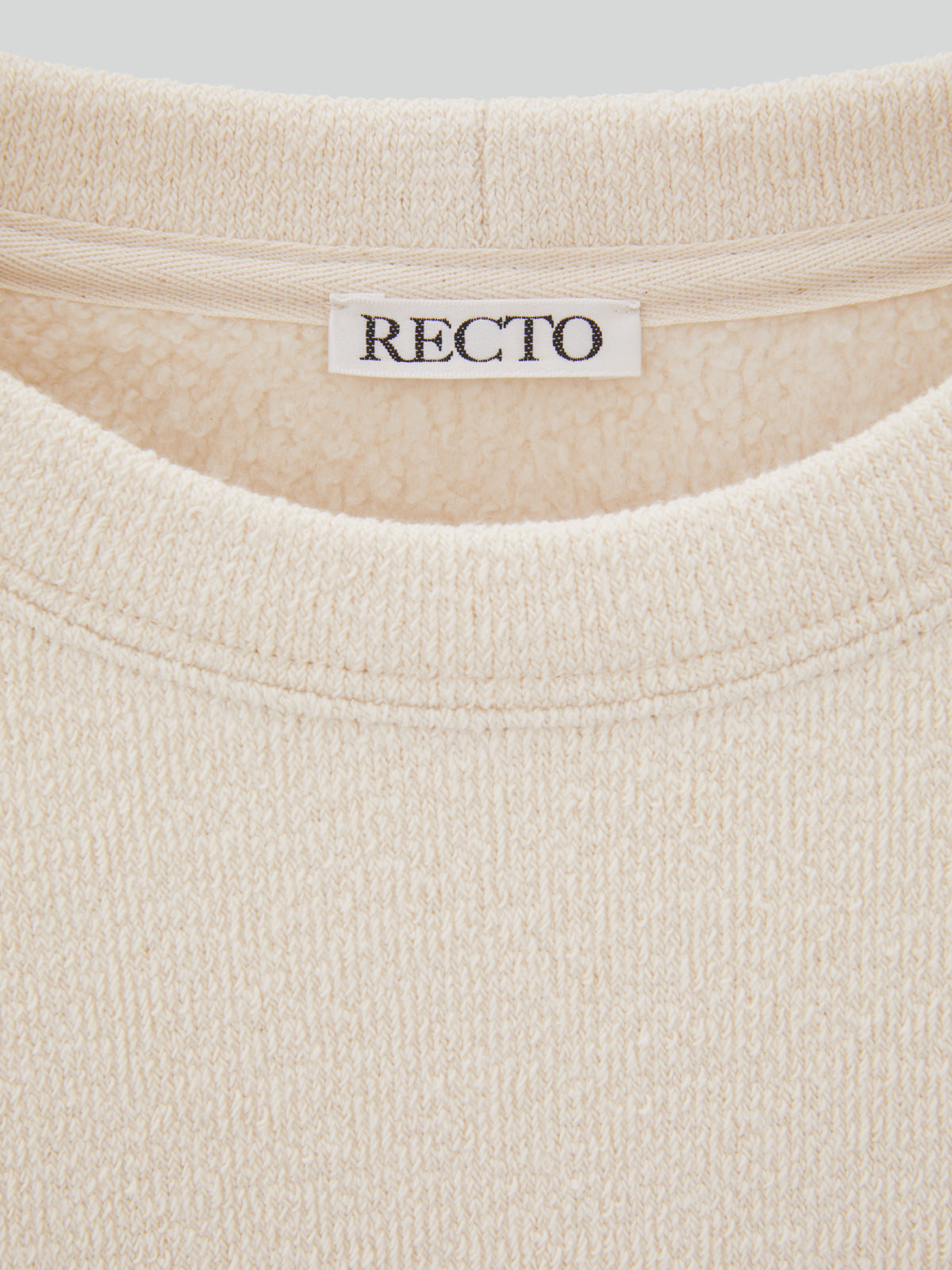 Recto - Rc Embroidered Sweatshirt (Oatmeal) product image 3 | TRAB K-Fashion Australia