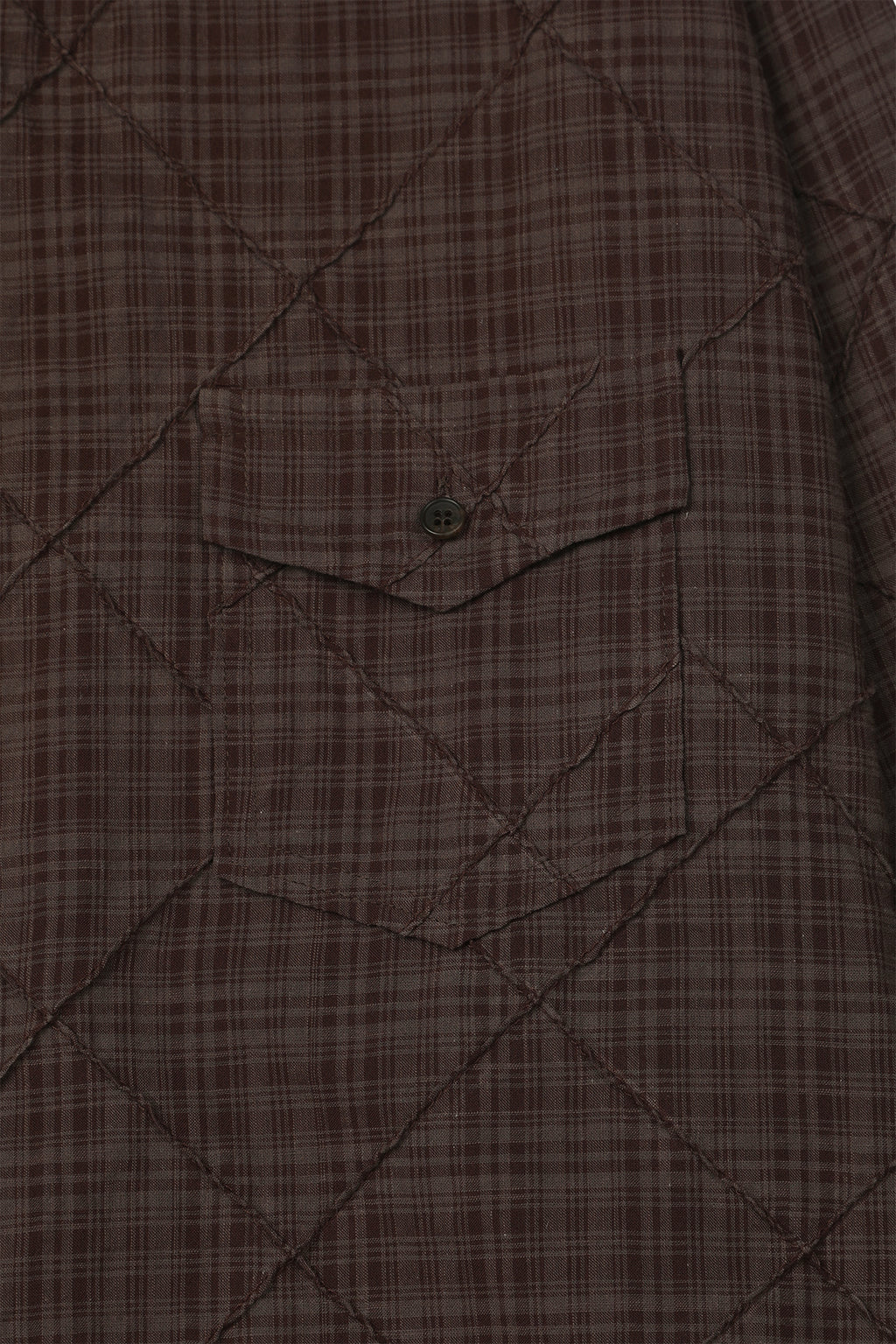 Deinet - Double Checkered Overfit Shirt (Brown) product image 14 | TRAB K-Fashion Australia