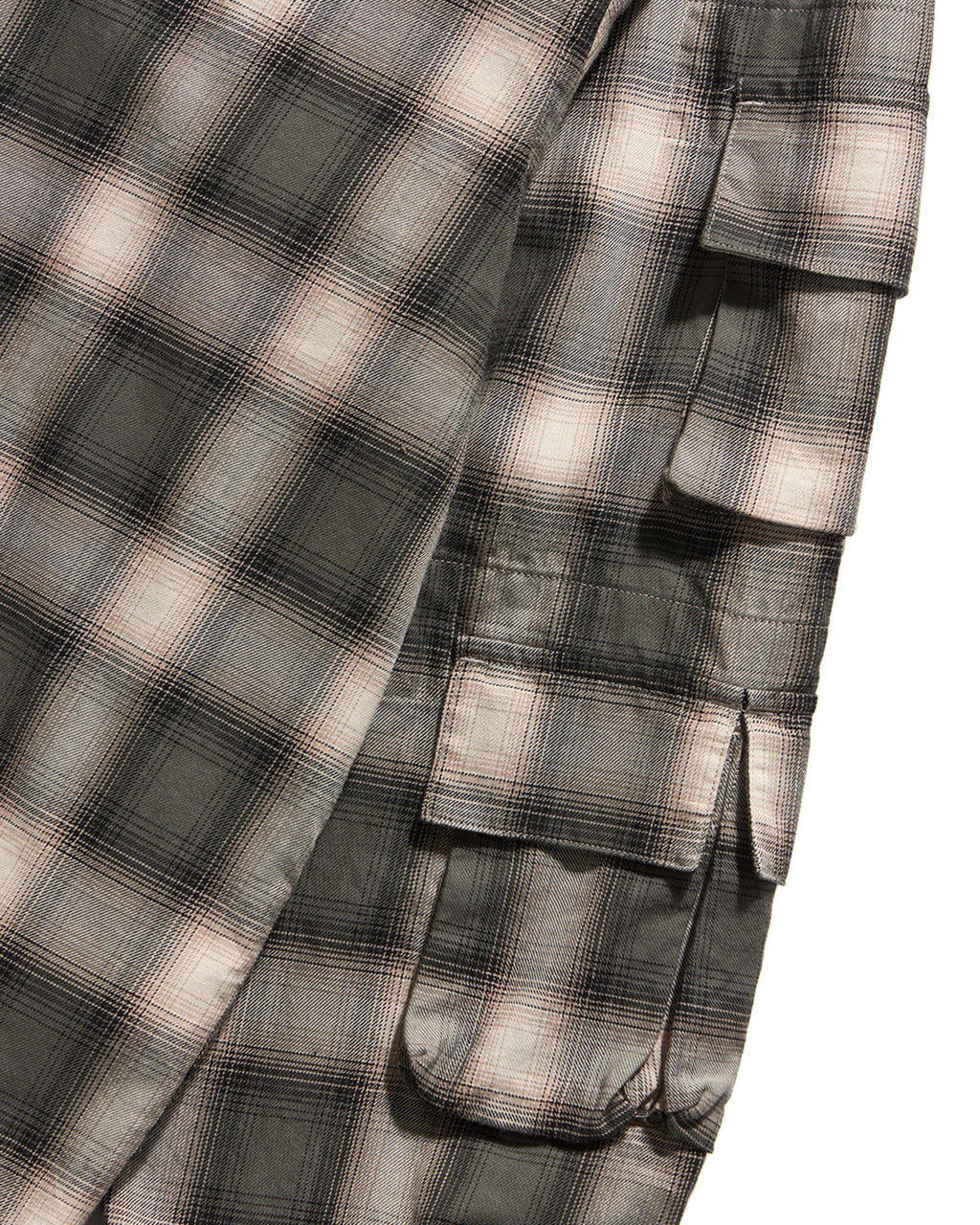 Eastlogue - Magazine Pouch Shirts (Green Ombre Check) product image 4 | TRAB K-Fashion Australia