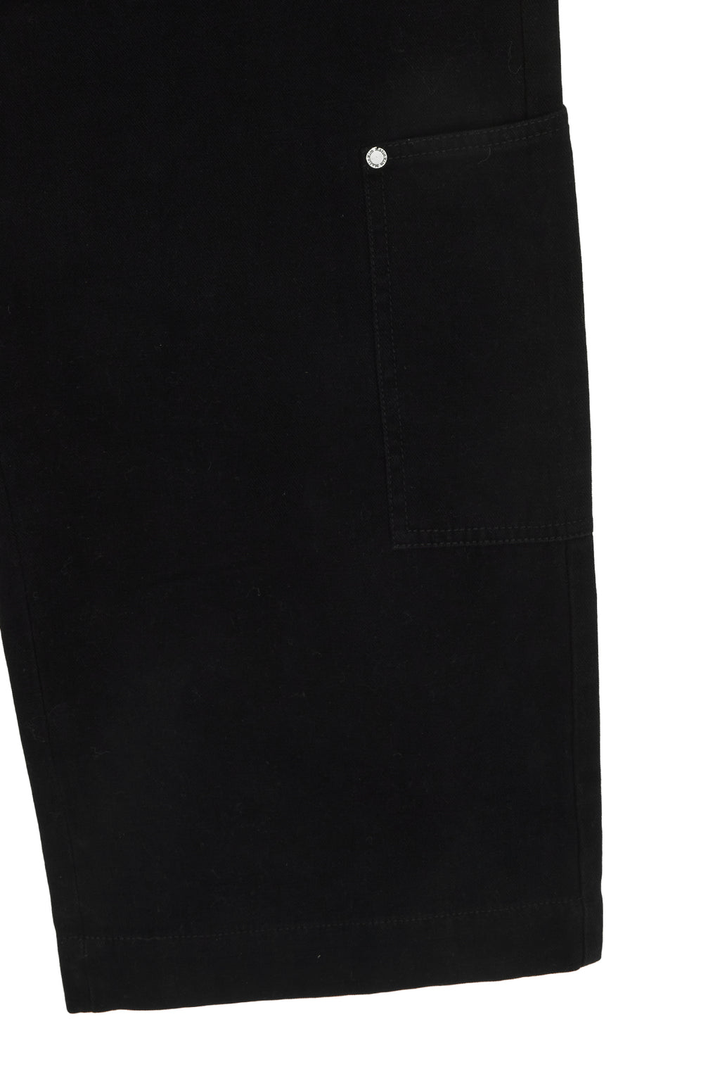 Matin Kim - Patch Pocket Washed Cargo Pants (Black) product image 4 | TRAB K-Fashion Australia