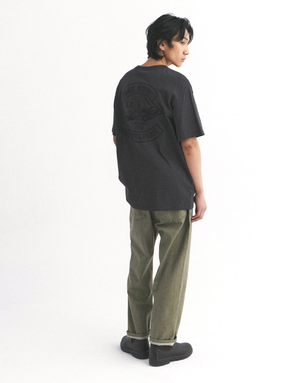 Eastlogue - Racing Club T-shirts (Charcoal) product image 4 | TRAB K-Fashion Australia