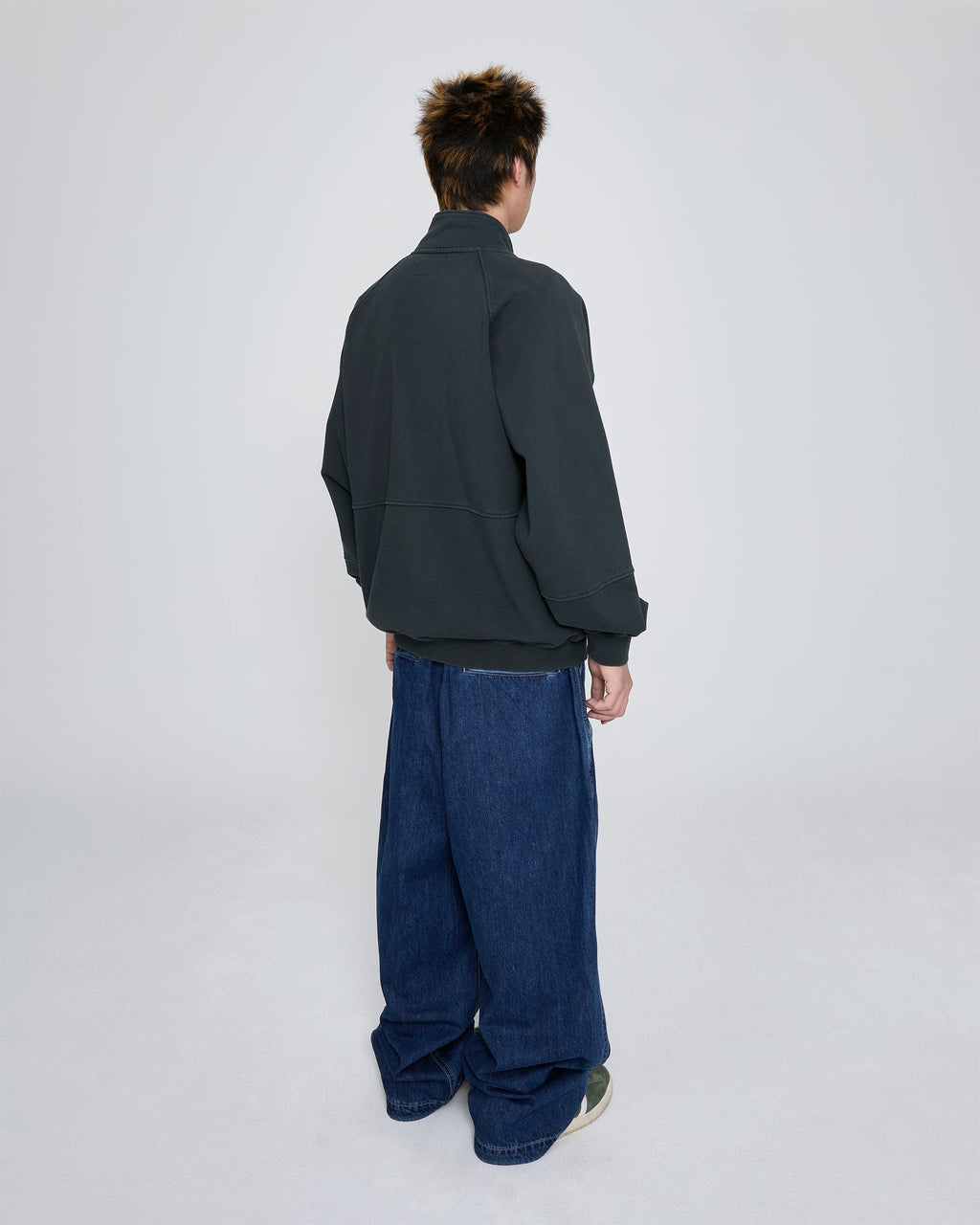 yeseyesee - Y.E.S Zip Sweat Jacket (Charcoal) product image 9 | TRAB K-Fashion Australia