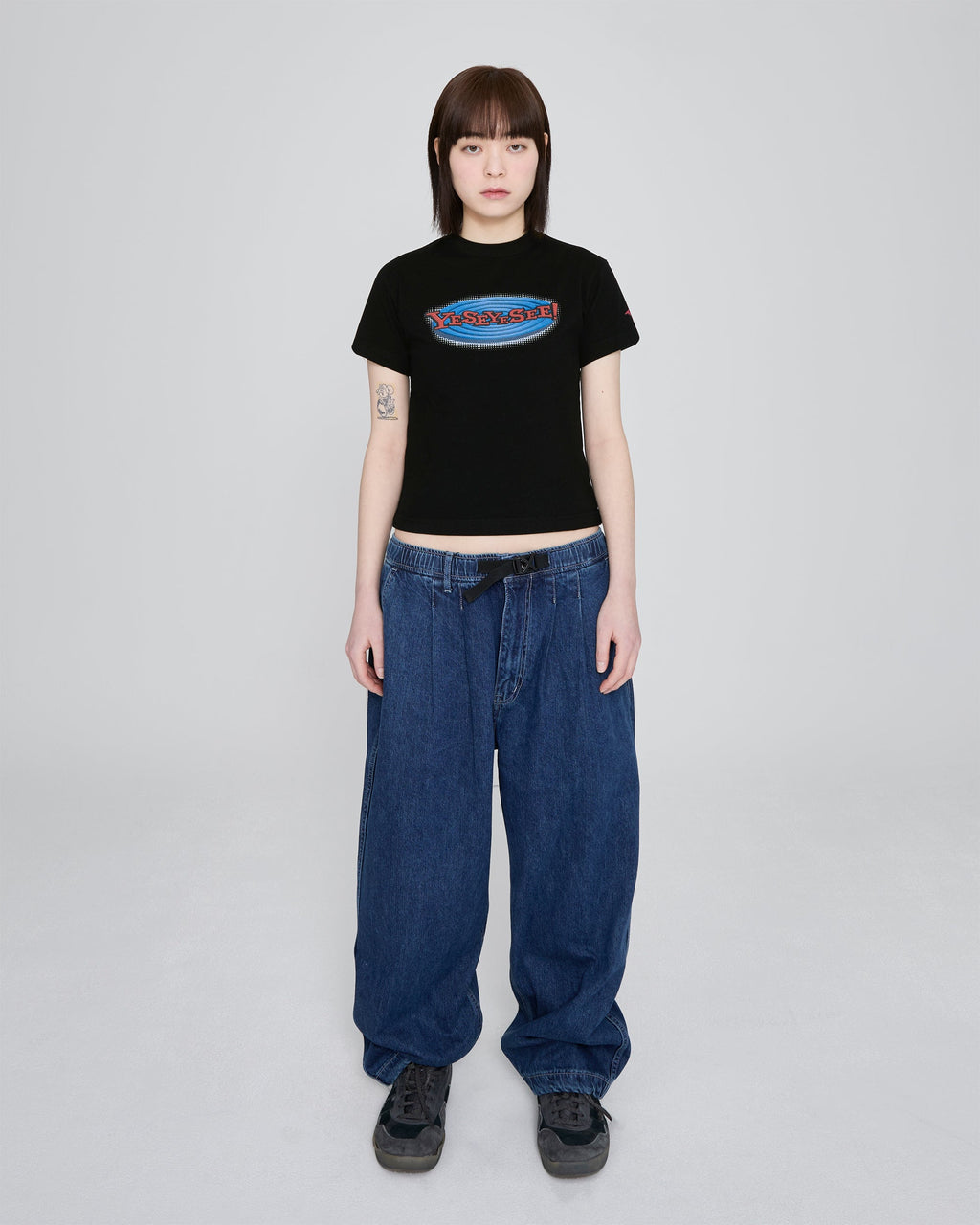 yeseyesee - Y.E.S Web Logo Kids Tee (Black) product image 7 | TRAB K-Fashion Australia