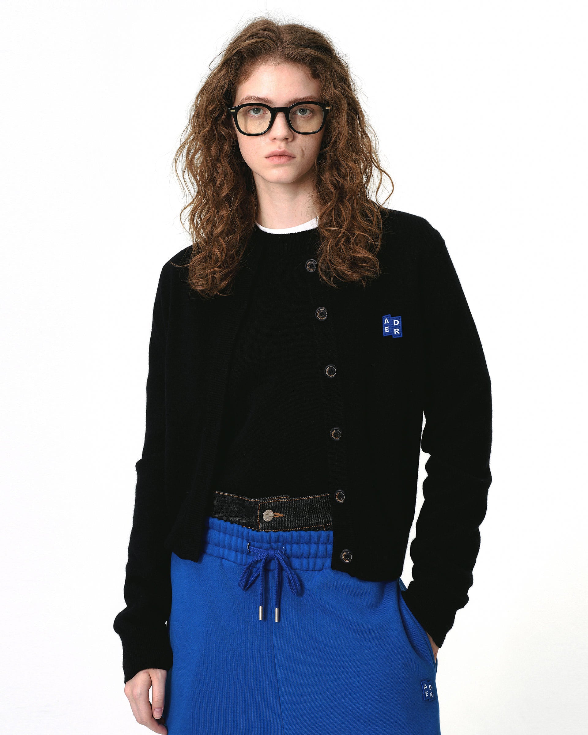 Ader Error - Sig; BL Tag cardigan 02 (Noir) product image 4 | TRAB K-Fashion Australia