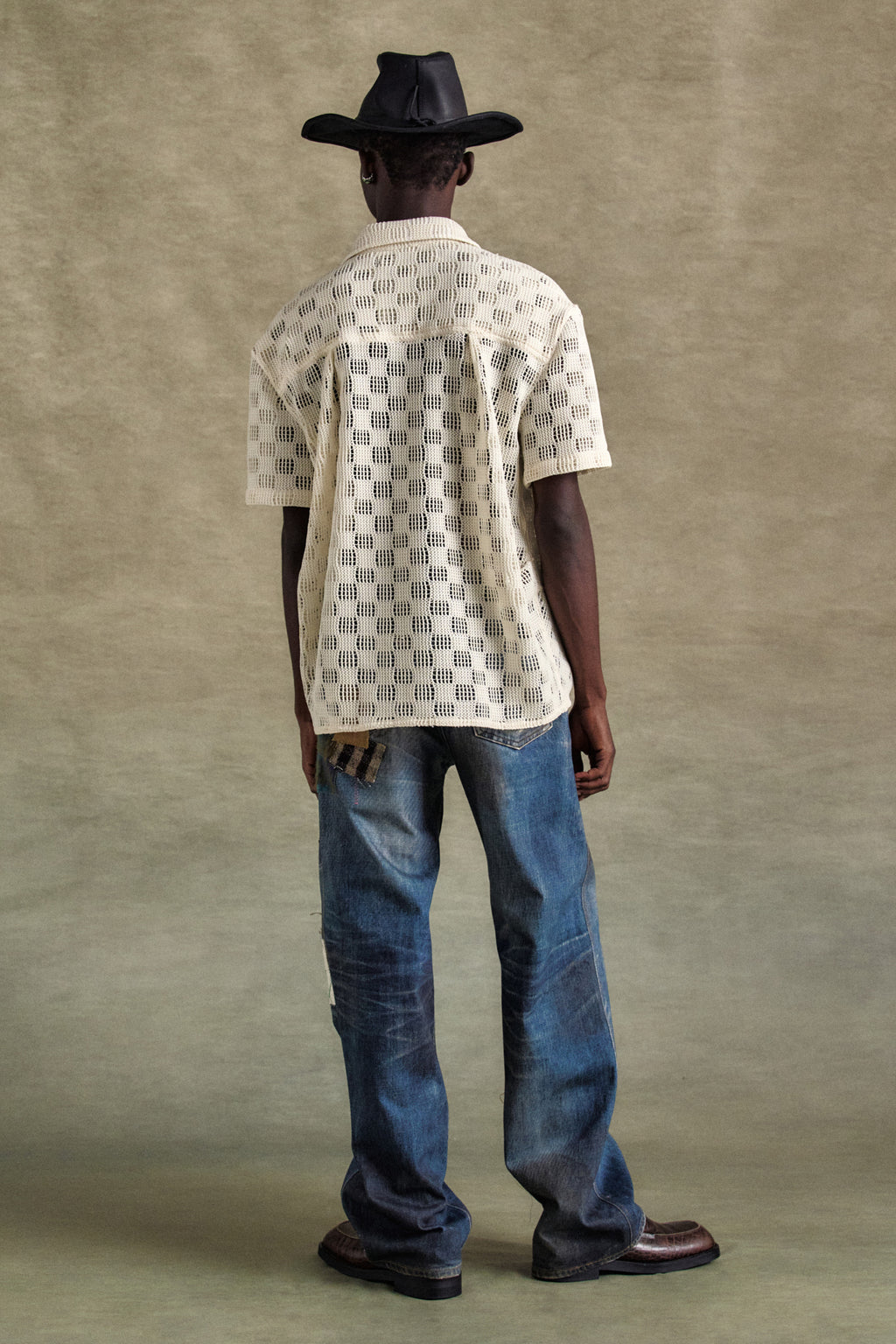 Andersson Bell - Letto Knitted Shirts (Ecru) product image 3 | TRAB K-Fashion Australia