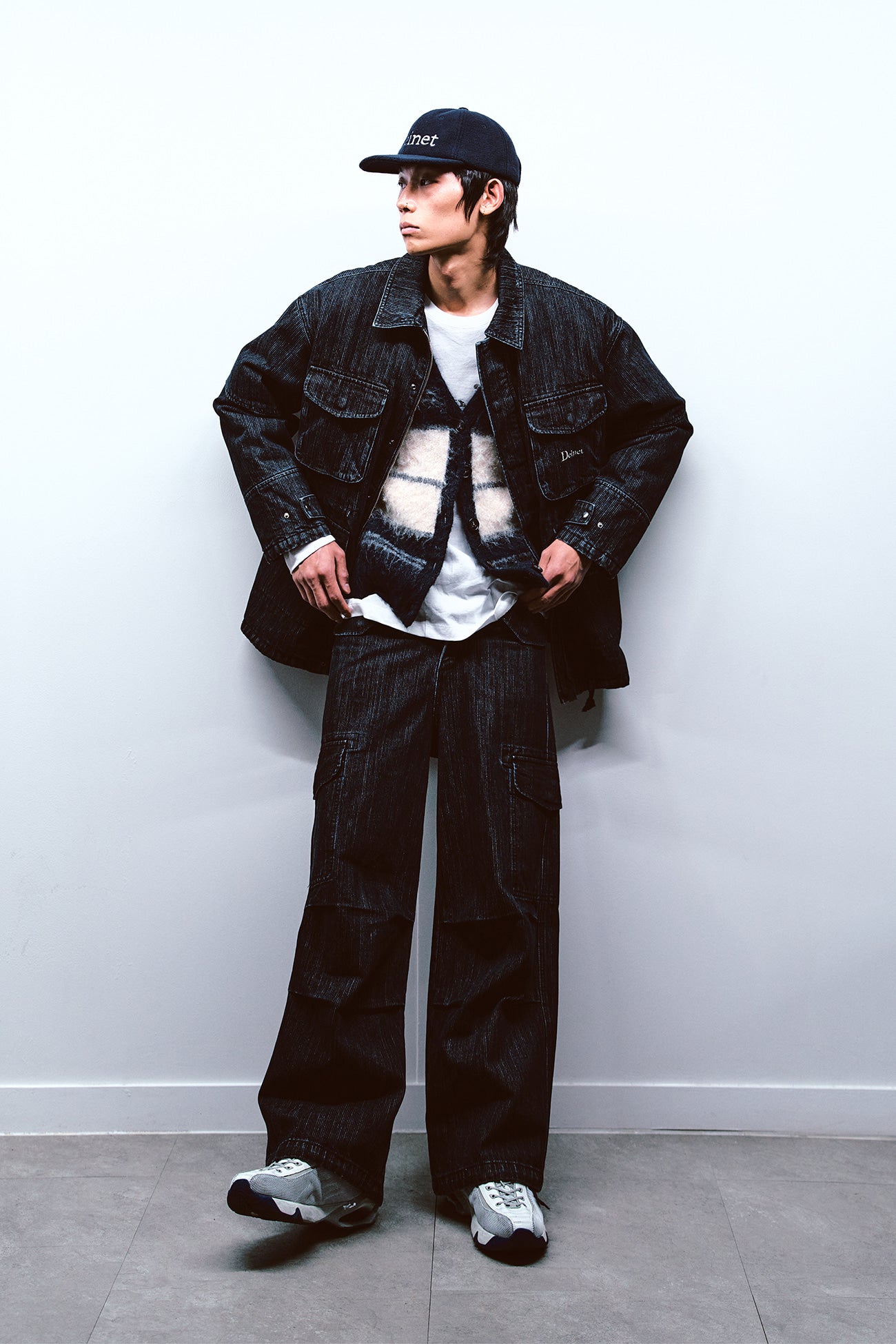 Deinet - Chain Denim M51 Cargo Pants (Blue) product image 6 | TRAB K-Fashion Australia