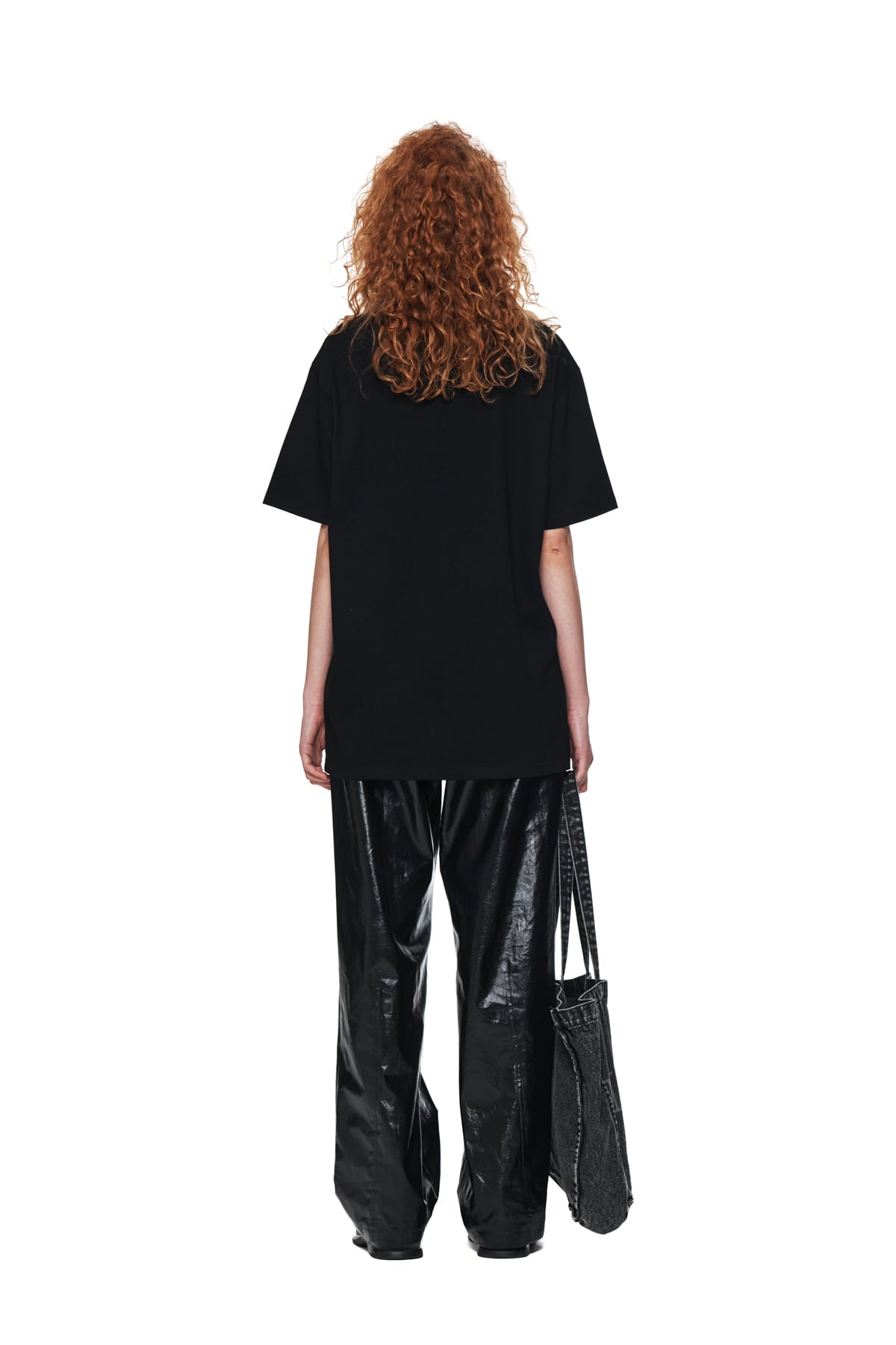 Matin Kim - Logo Cutted Layered Top (Black) product image 7 | TRAB K-Fashion Australia