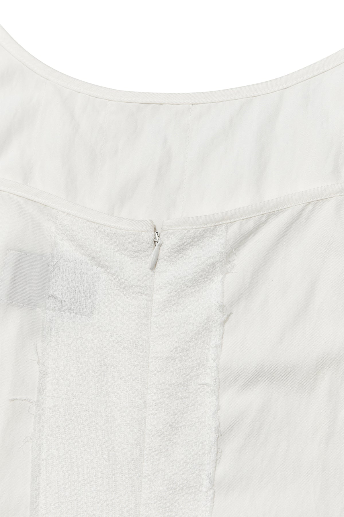 Matin Kim - Hook And Eye Layered Long Dress (Ivory) product image 6 | TRAB K-Fashion Australia