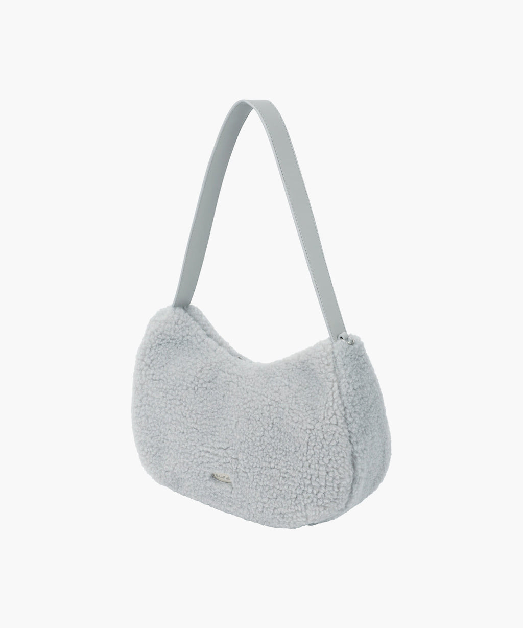 Marithe & Francois Girbaud - Fur Mini Tote Bag (Sky Blue) product image 2 | TRAB K-Fashion Australia