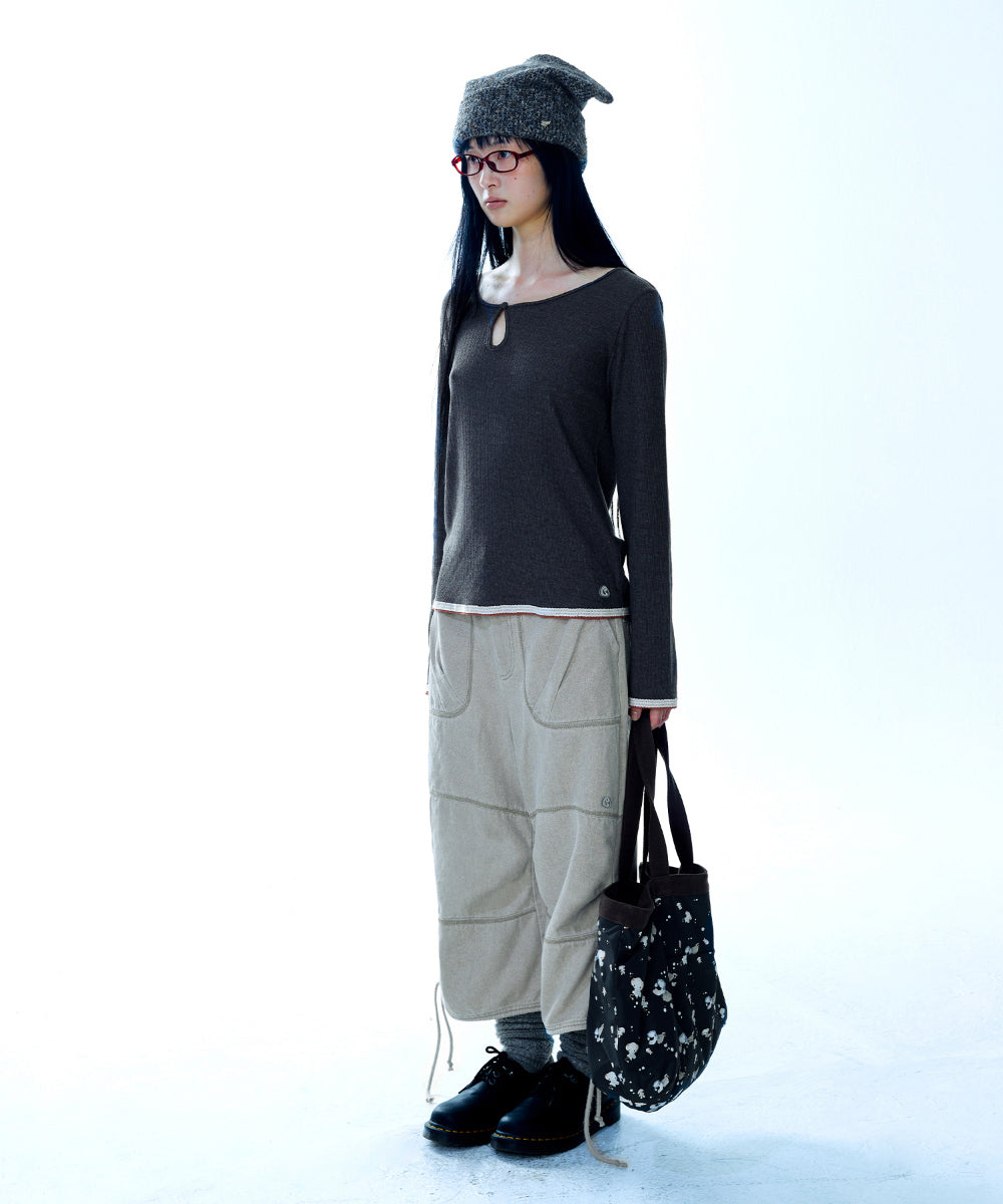 Coyseio - Oxford Zigzag Pants (Beige) product image 13 | TRAB K-Fashion Australia