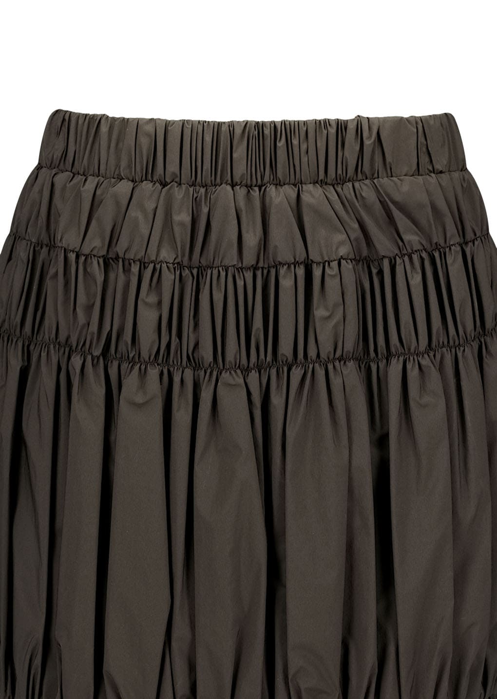 Amomento - Nylon Shirring Skirt (Brown) product image 7 | TRAB K-Fashion Australia