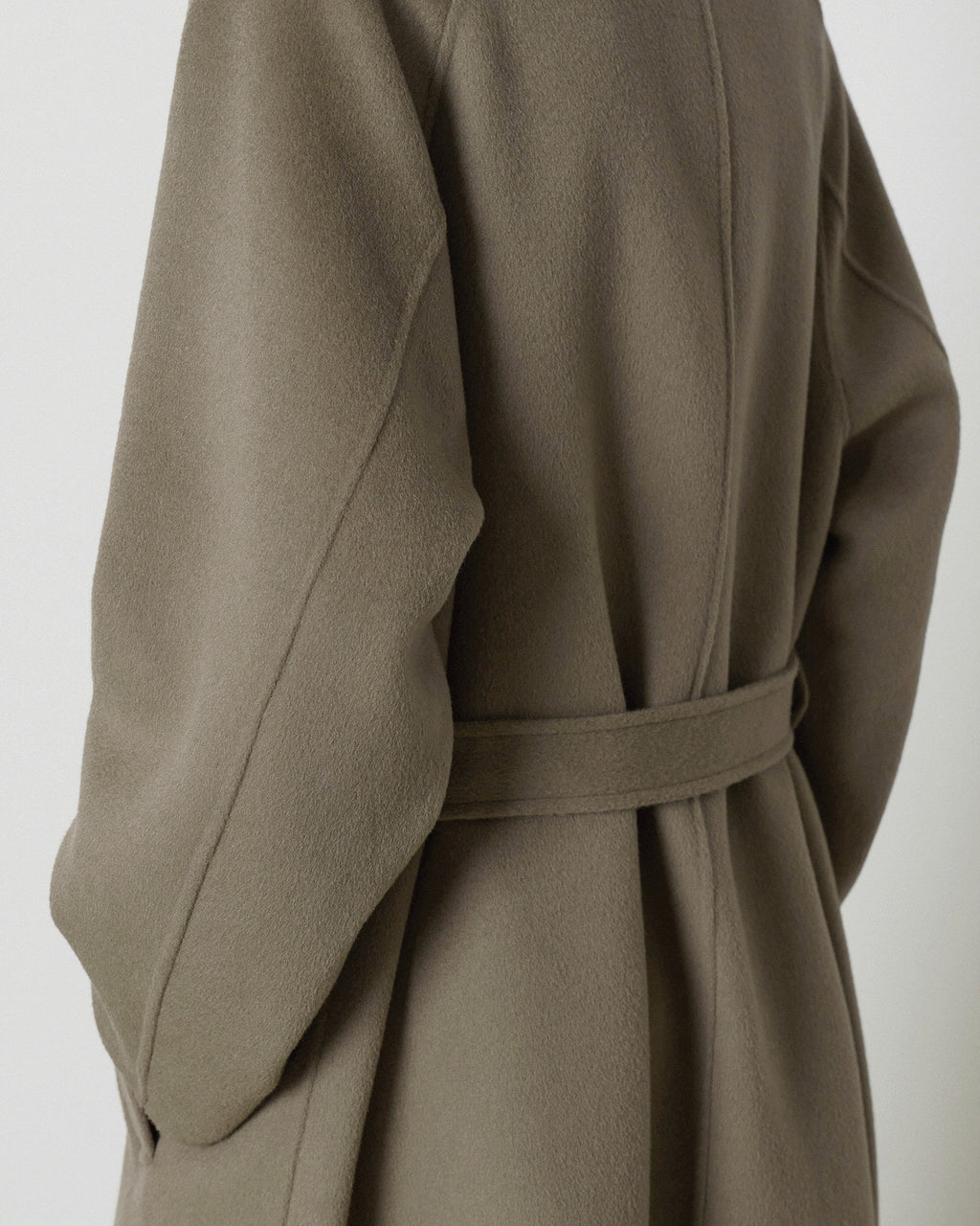 Brownyard - Handmade Belted Coat (Dark Beige) product image 6 | TRAB K-Fashion Australia