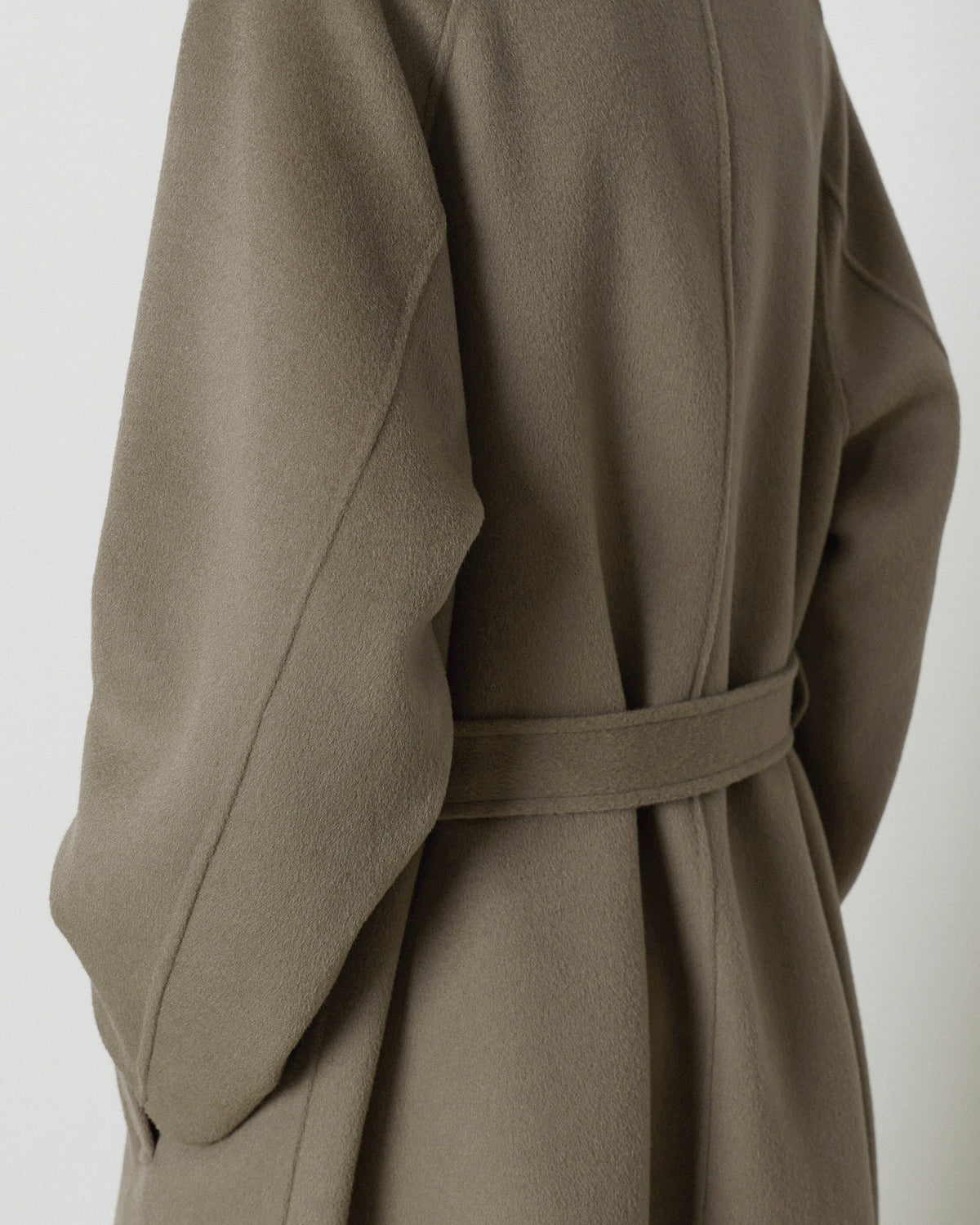 Brownyard - Handmade Belted Coat (Dark Beige) product image 6 | TRAB K-Fashion Australia