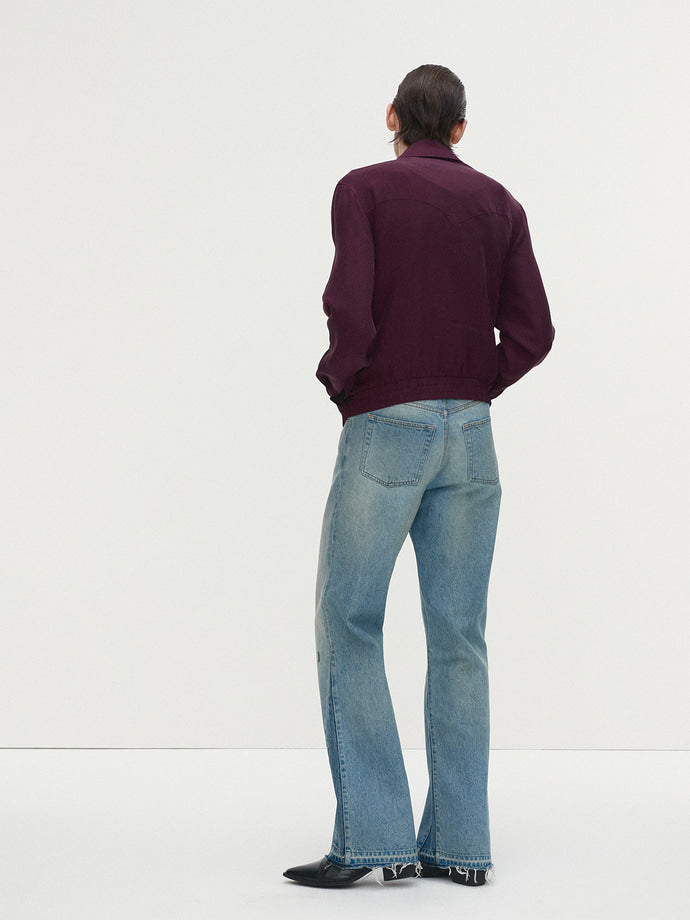 Tonywack - Cupro Western Blouson (Mulberry) product image 3 | TRAB K-Fashion Australia