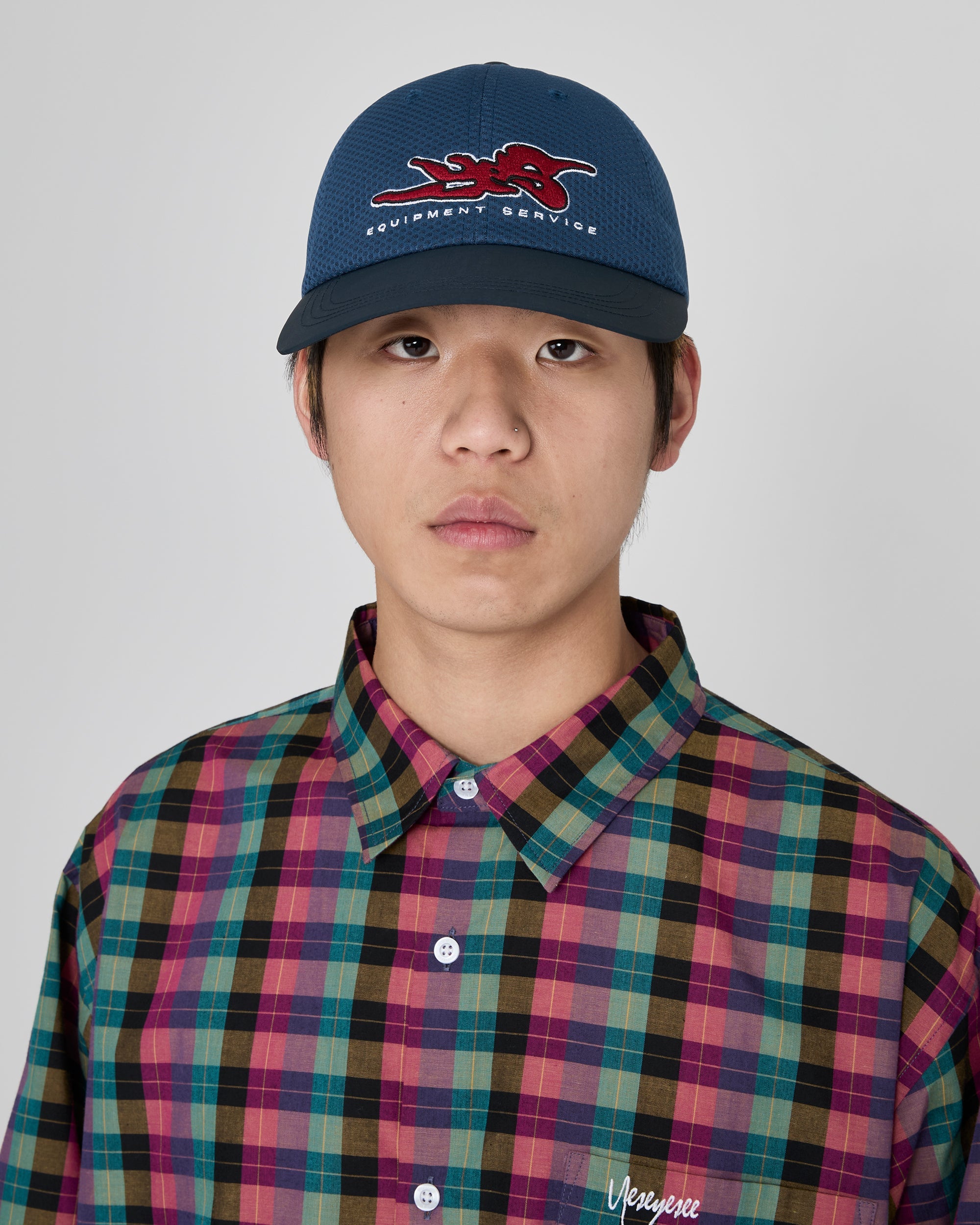 yeseyesee - Y.E.S Mesh Cap (Navy) product image 4 | TRAB K-Fashion Australia