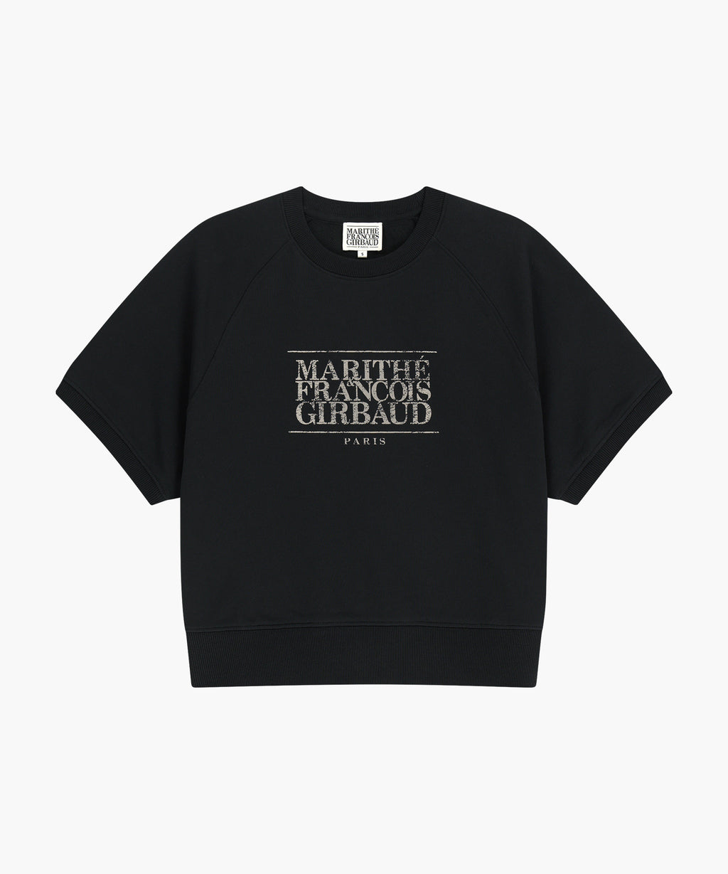 Marithe & Francois Girbaud - Vintage Classic Logo Half Sweatshirt (Black) product image 6 | TRAB K-Fashion Australia