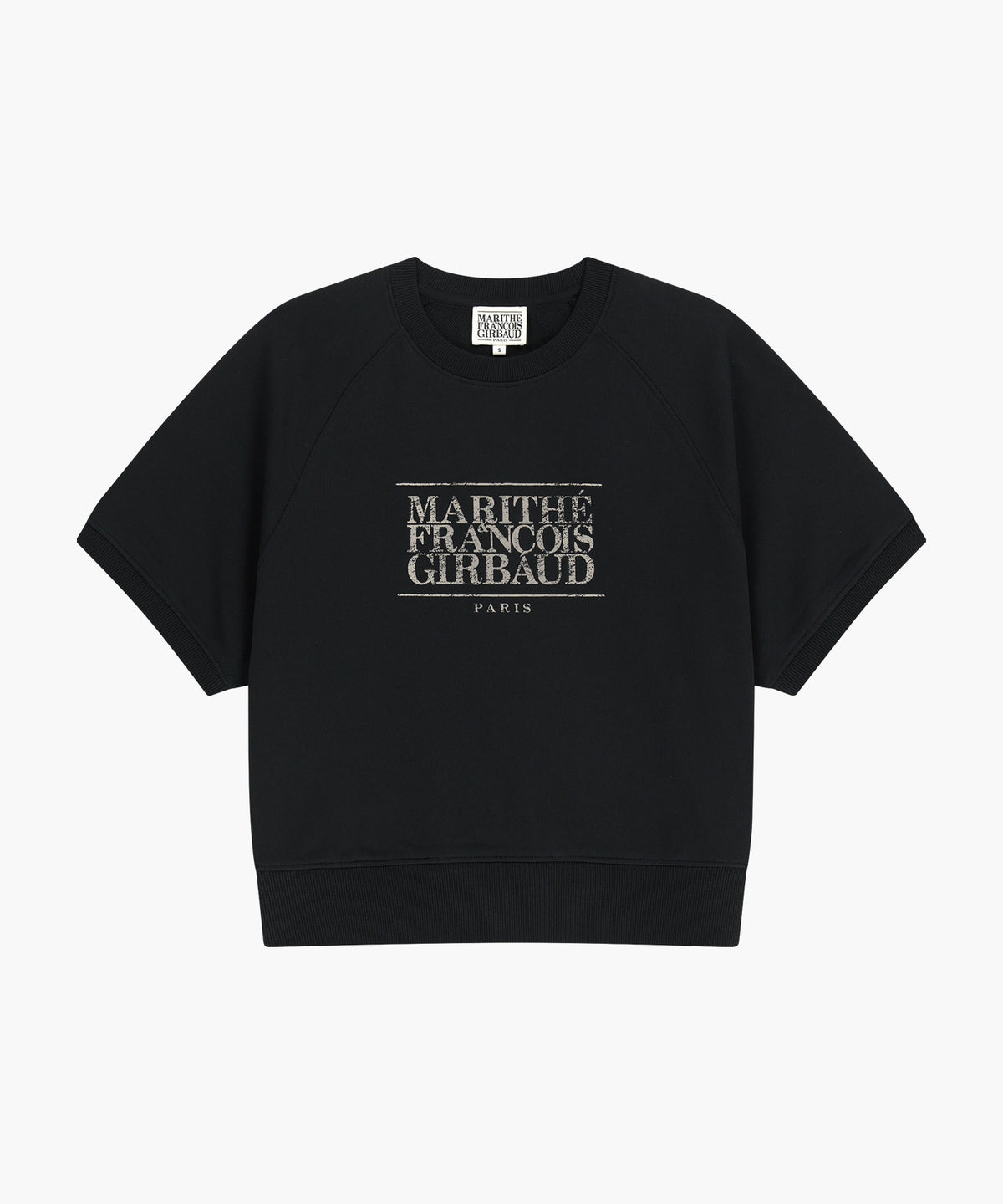 Marithe & Francois Girbaud - Vintage Classic Logo Half Sweatshirt (Black) product image 6 | TRAB K-Fashion Australia