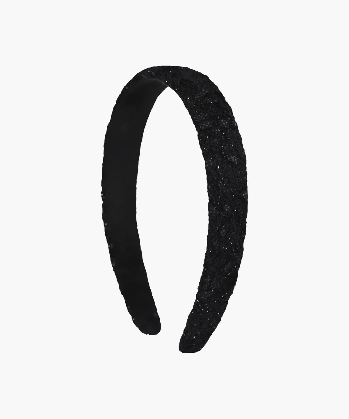 Marithe & Francois Girbaud - Tweed Hairband (Black) product image 2 | TRAB K-Fashion Australia