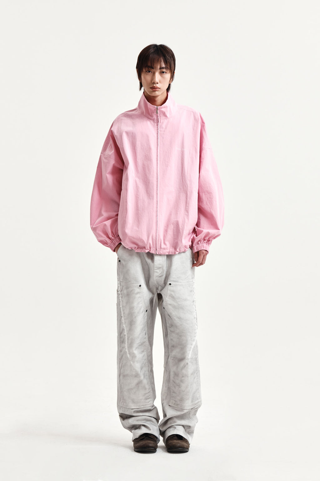 Matin Kim - Back Logo High Neck Jumper (Pink) product image 15 | TRAB K-Fashion Australia