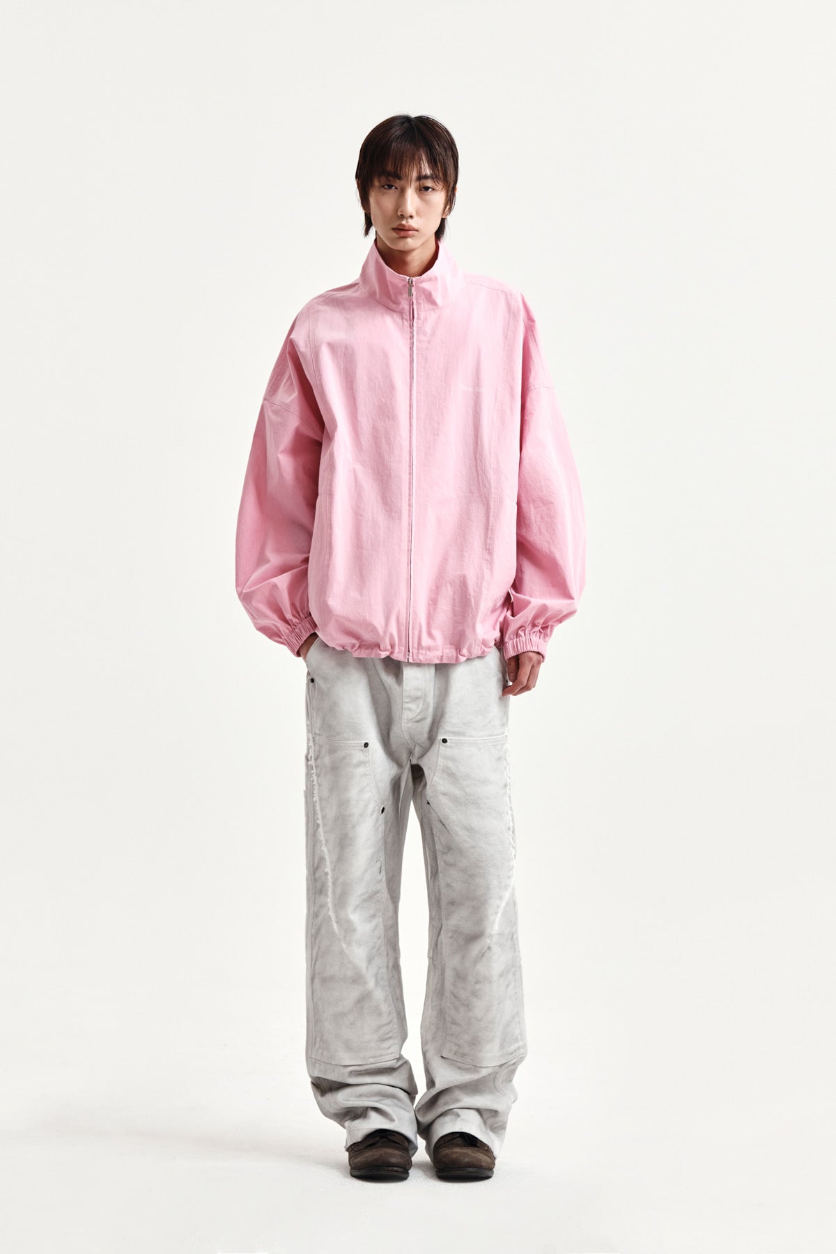 Matin Kim - Back Logo High Neck Jumper (Pink) product image 15 | TRAB K-Fashion Australia