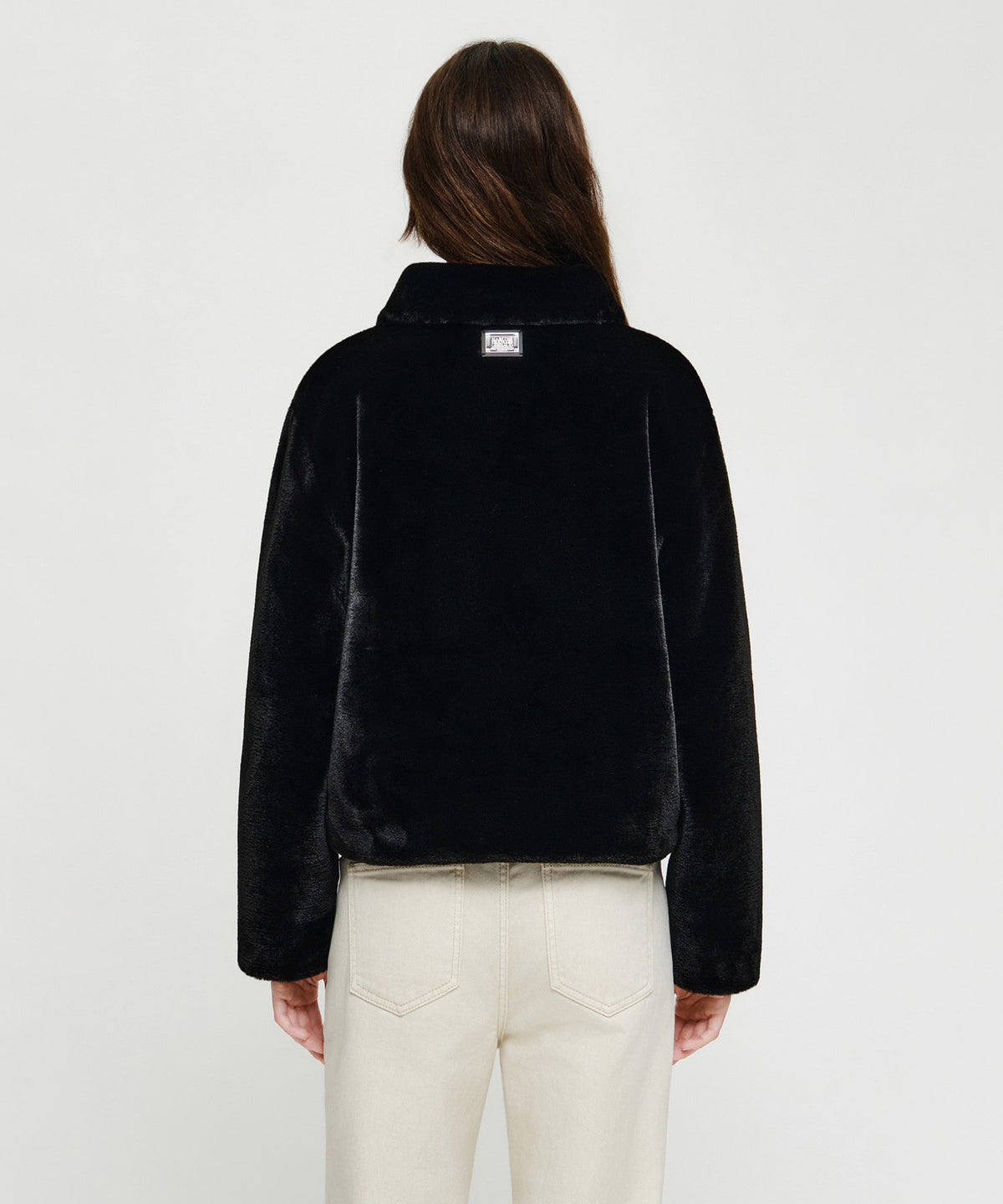 Marithe & Francois Girbaud - Collar Faux Fur Jacket (Black) product image 3 | TRAB K-Fashion Australia