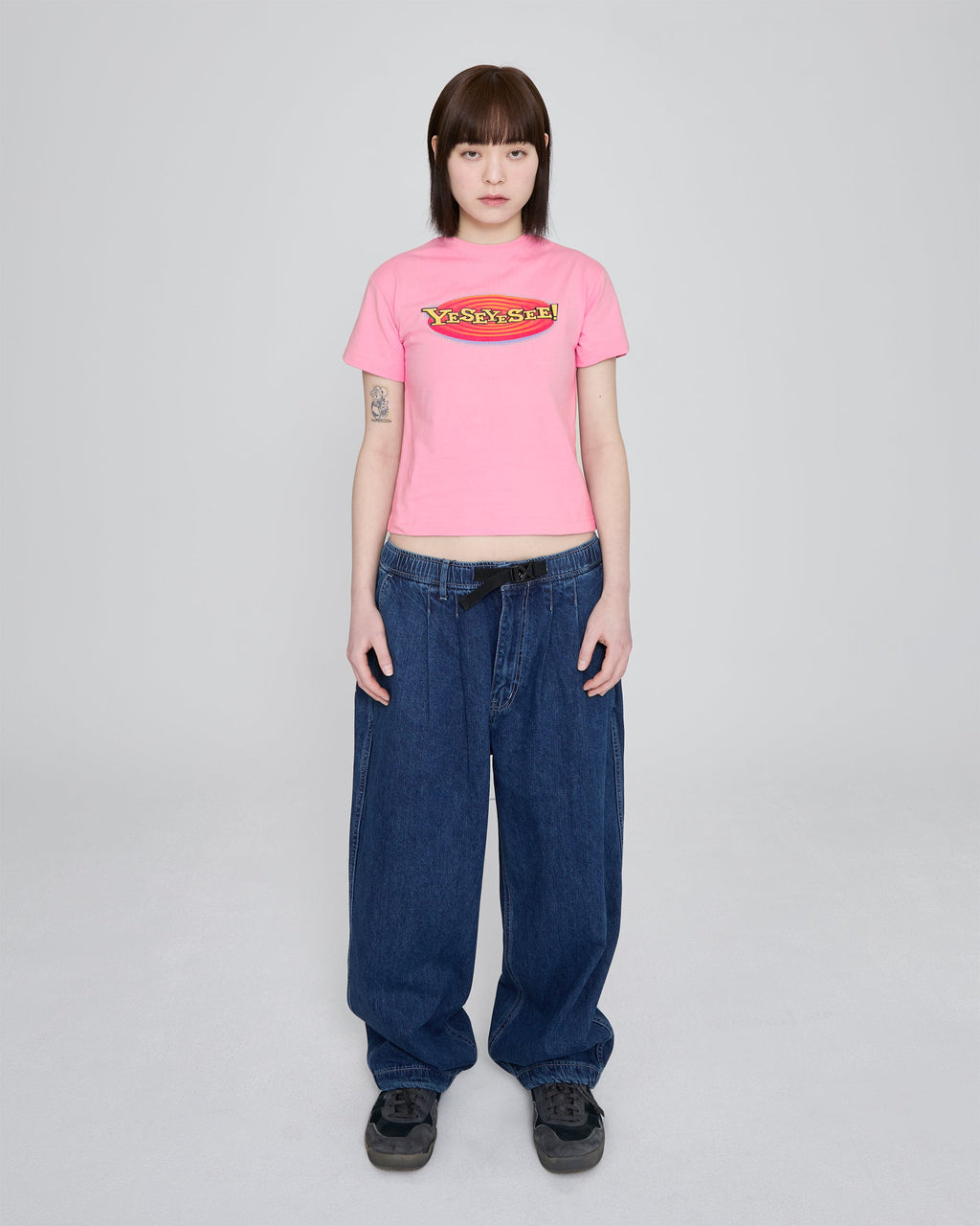 yeseyesee - Y.E.S Web Logo Kids Tee (Pink) product image 7 | TRAB K-Fashion Australia