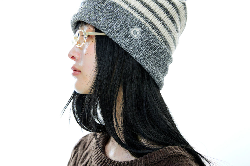 Coyseio - Patchwork Beanie (Grey) product image 6 | TRAB K-Fashion Australia