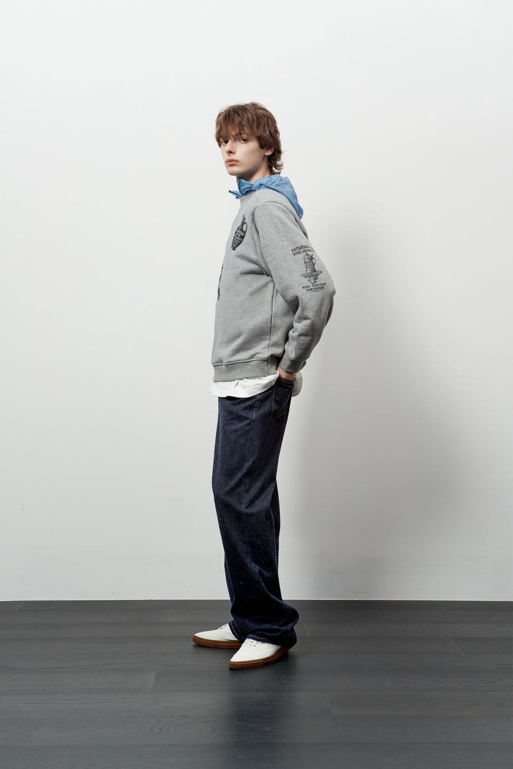 Stu - Printing Sweatshirt Melange (Grey) product image 11 | TRAB K-Fashion Australia