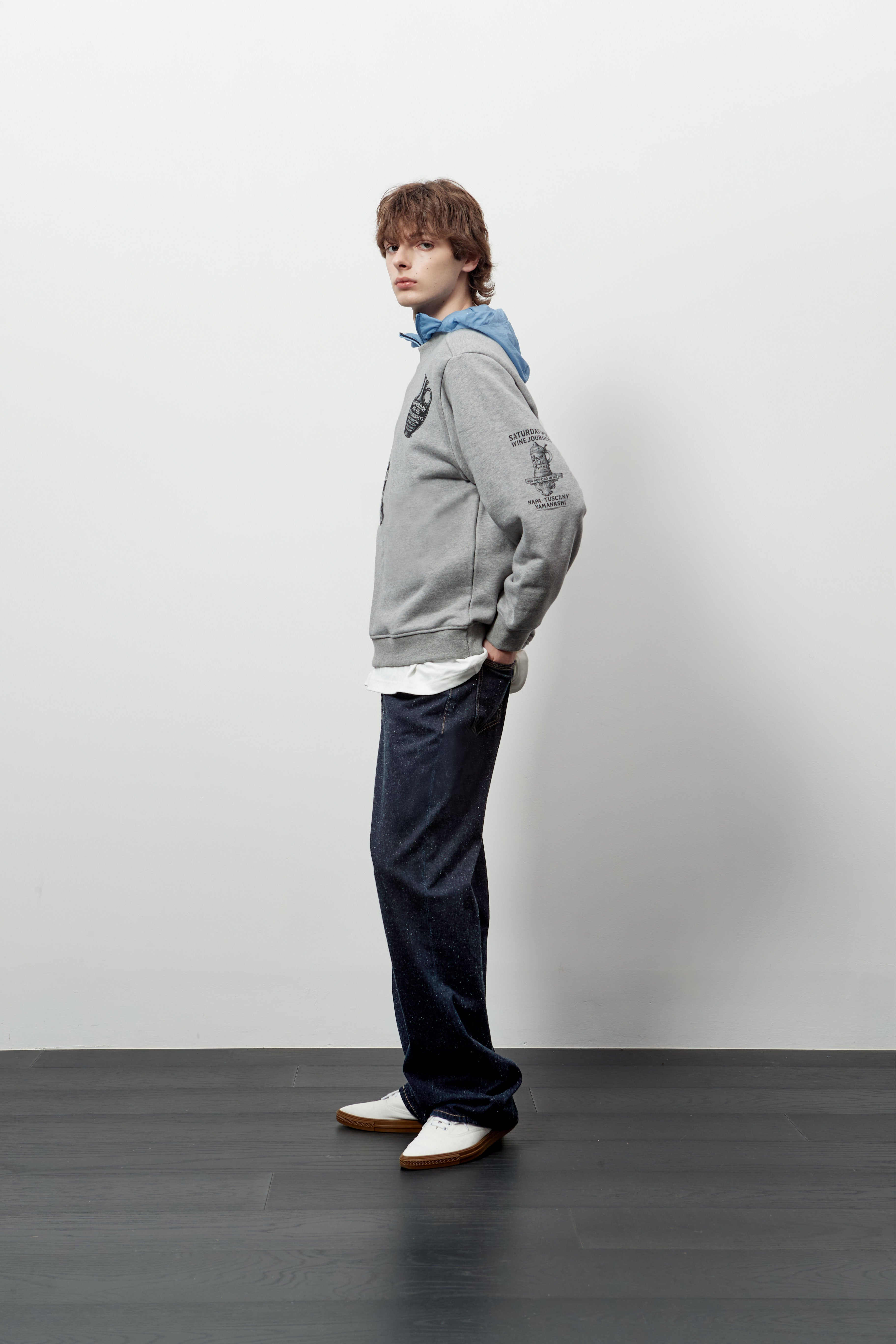 Stu - Printing Sweatshirt Melange (Grey) product image 11 | TRAB K-Fashion Australia