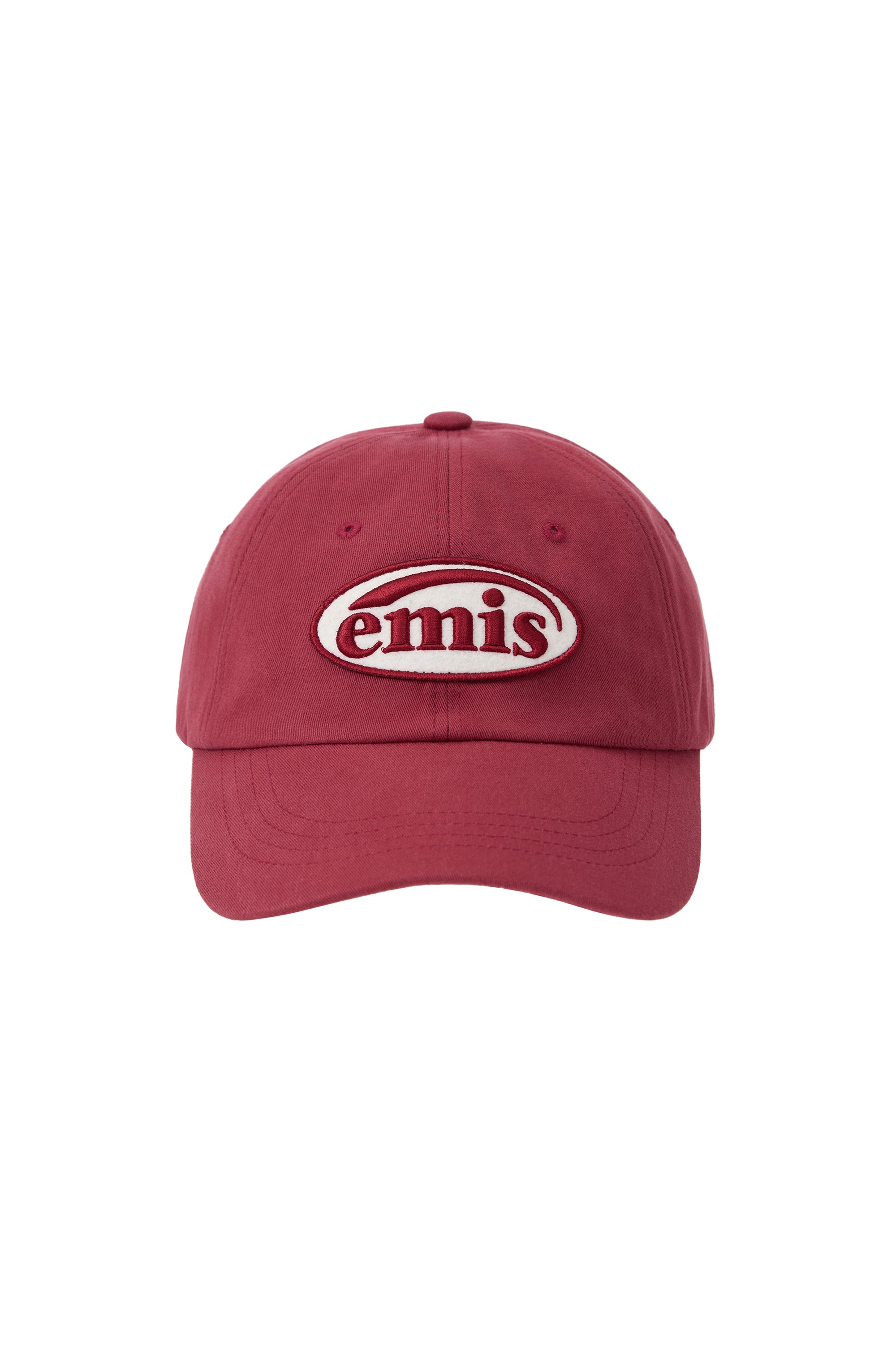 Emis - Tone On Tone Wappen Ball Cap (Red) product image 1 | TRAB K-Fashion Australia