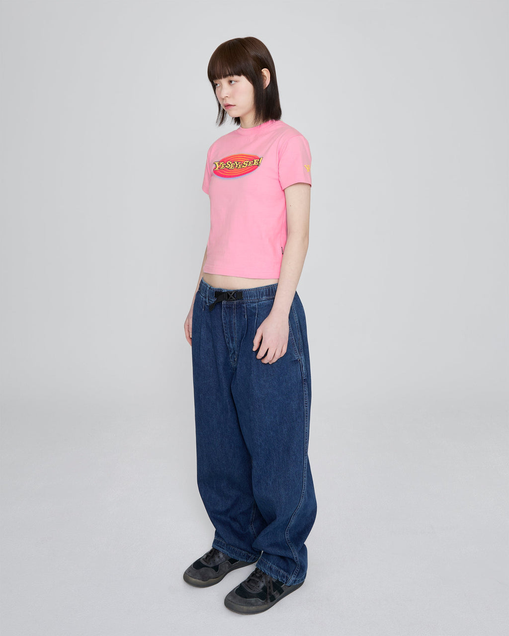 yeseyesee - Y.E.S Web Logo Kids Tee (Pink) product image 8 | TRAB K-Fashion Australia