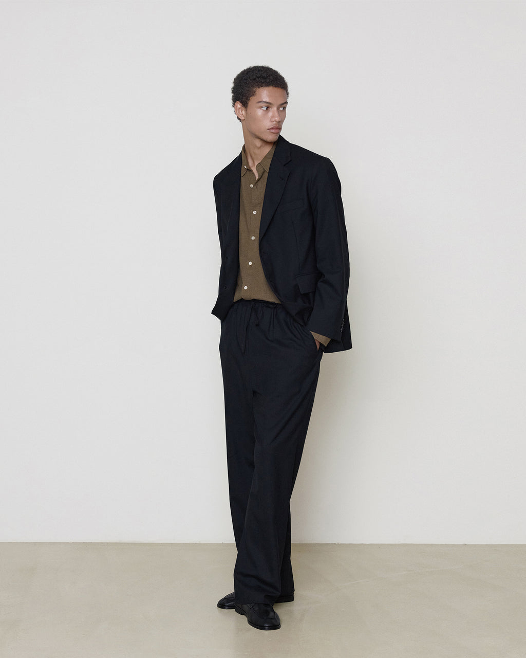 Brownyard - Wool Single Jacket (Black) product image 2 | TRAB K-Fashion Australia