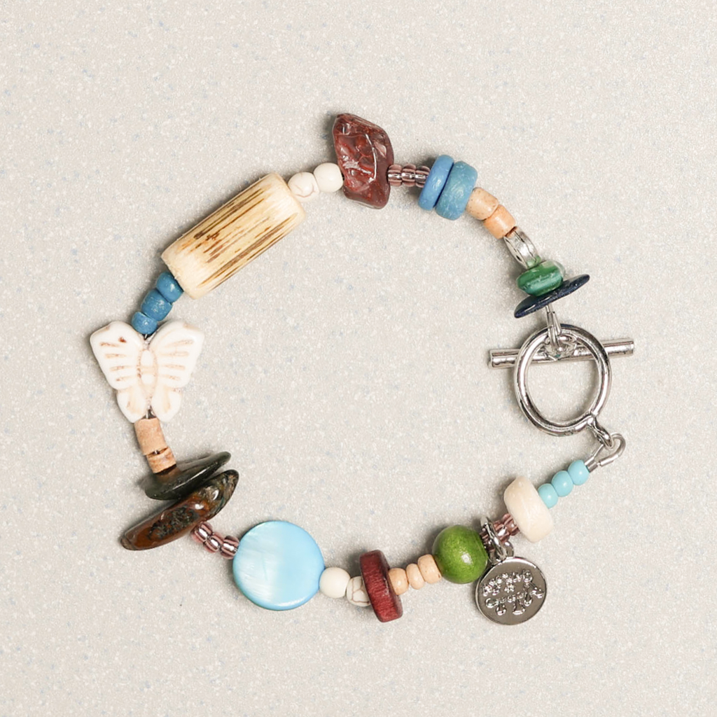 Towtow Archive - Butterfly Symbol Bracelet (Ivory) product image 6 | TRAB K-Fashion Australia