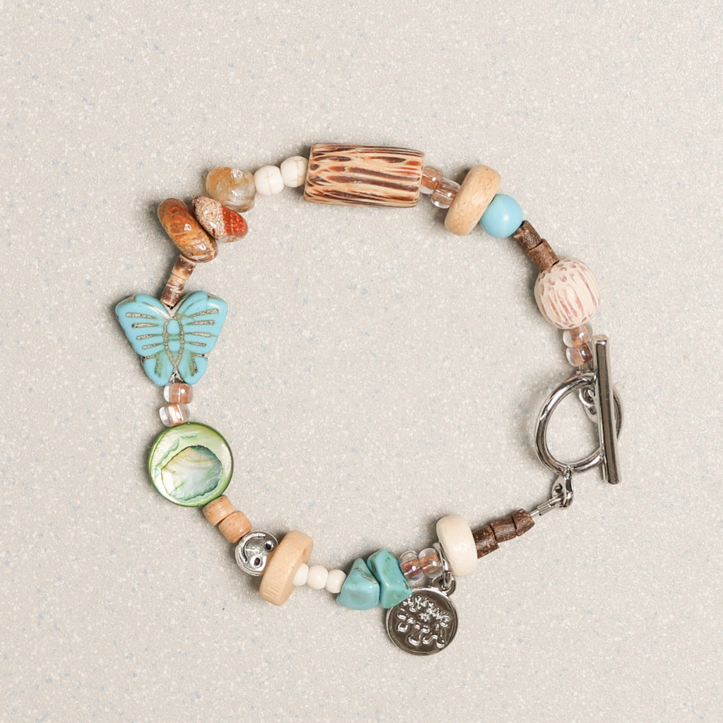 Towtow Archive - Butterfly Symbol Bracelet (Ivory) product image 3 | TRAB K-Fashion Australia