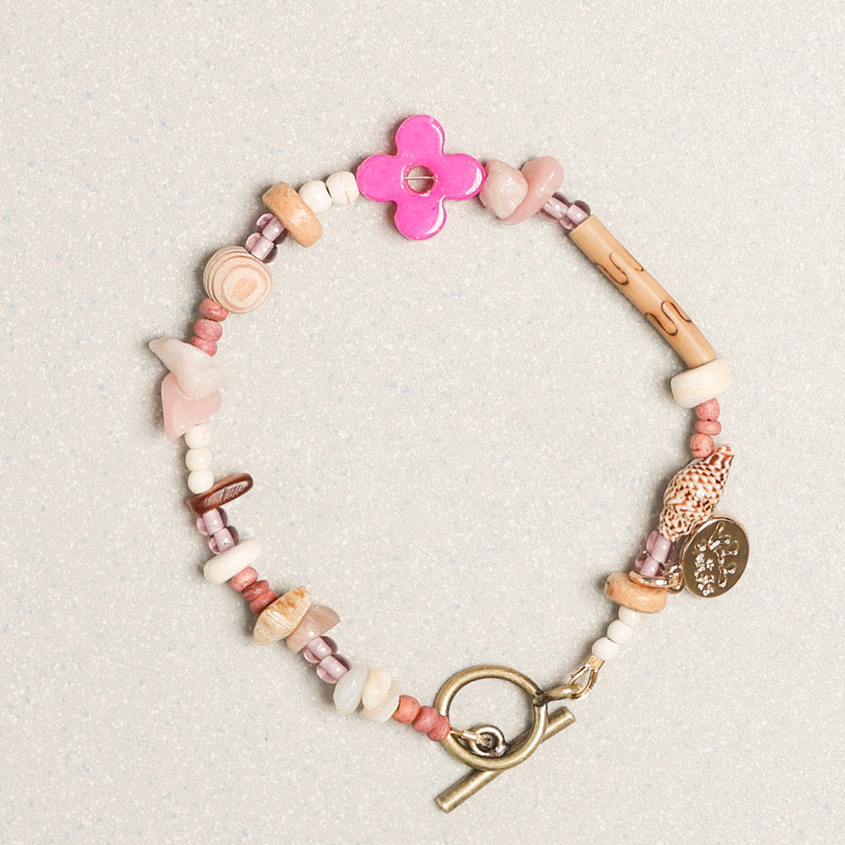 Towtow Archive - Clover Symbol Bracelet (Angora Pink) product image 12 | TRAB K-Fashion Australia