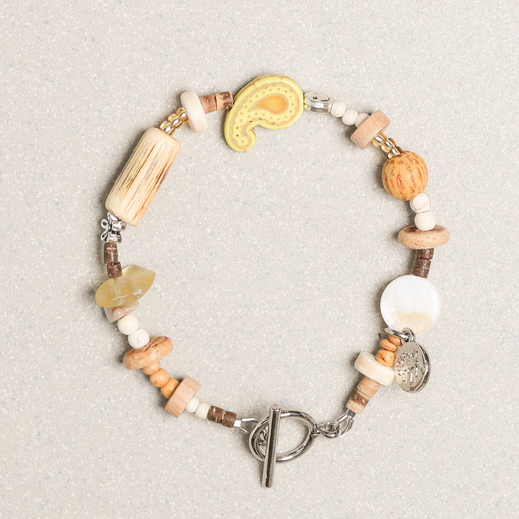 Towtow Archive - Paisley Symbol Bracelet (Ivory) product image 11 | TRAB K-Fashion Australia