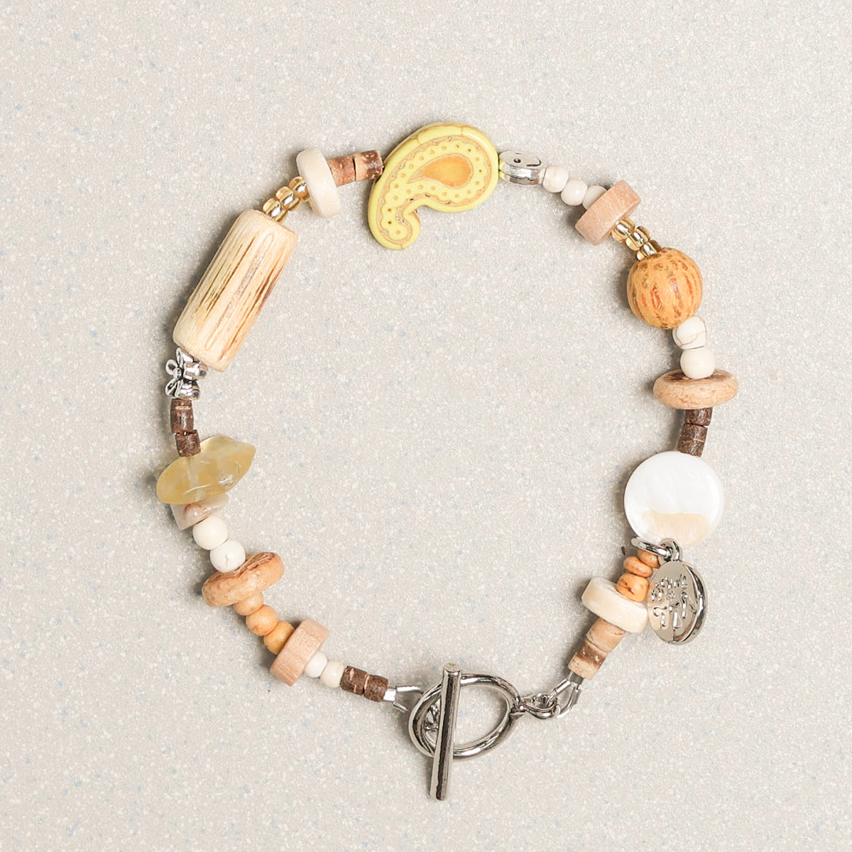 Towtow Archive - Paisley Symbol Bracelet (Ivory) product image 11 | TRAB K-Fashion Australia