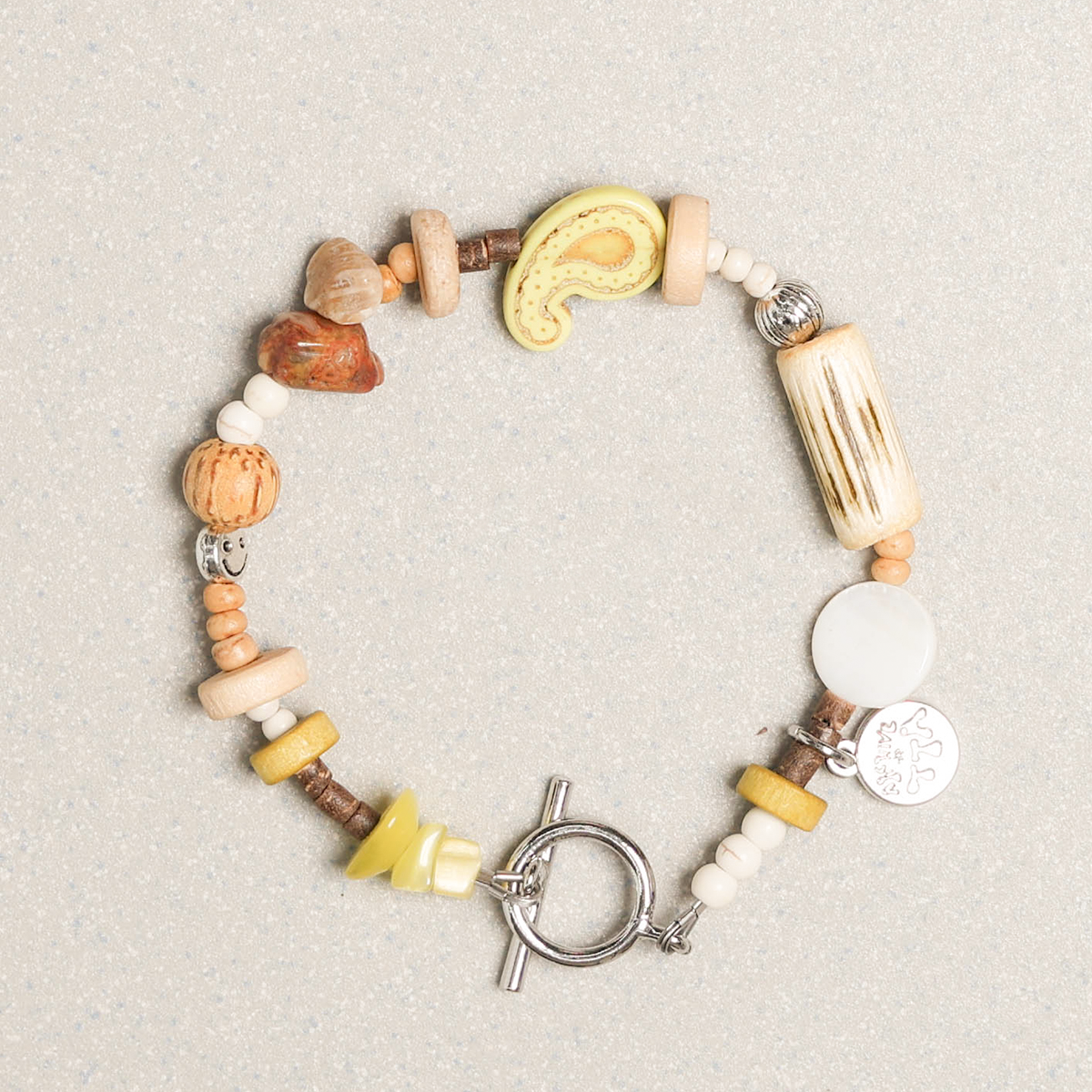 Towtow Archive - Paisley Symbol Bracelet (Melon Green) product image 12 | TRAB K-Fashion Australia
