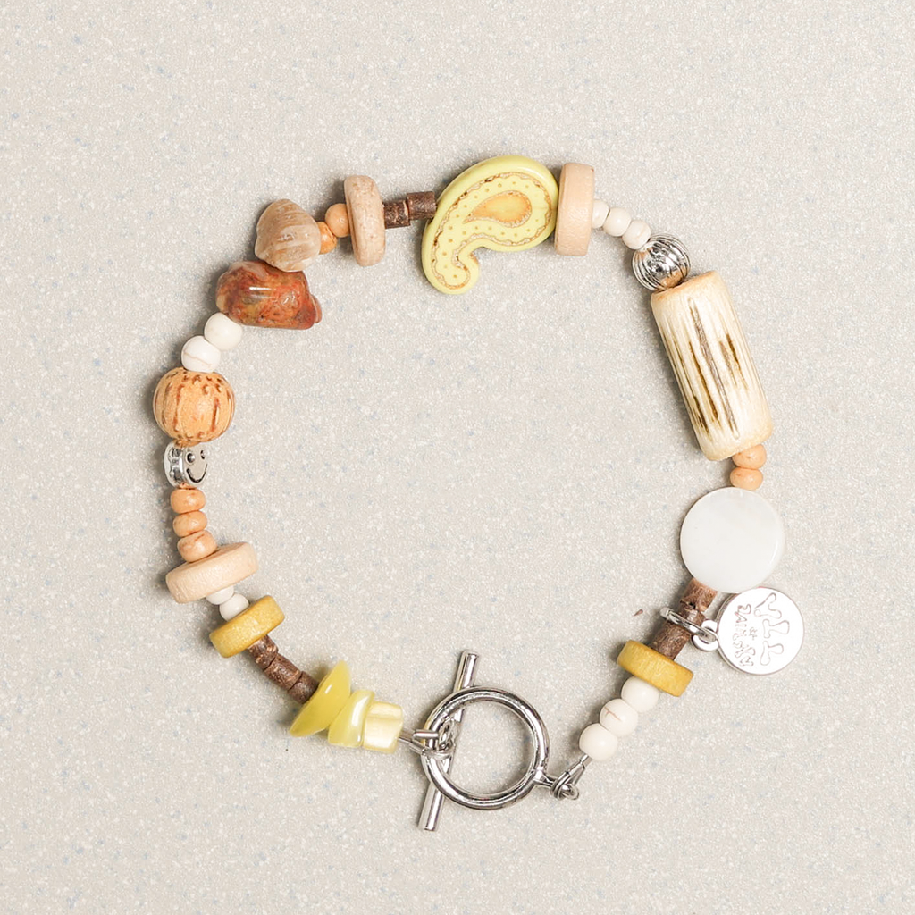 Towtow Archive - Paisley Symbol Bracelet (Taffy Pink) product image 12 | TRAB K-Fashion Australia