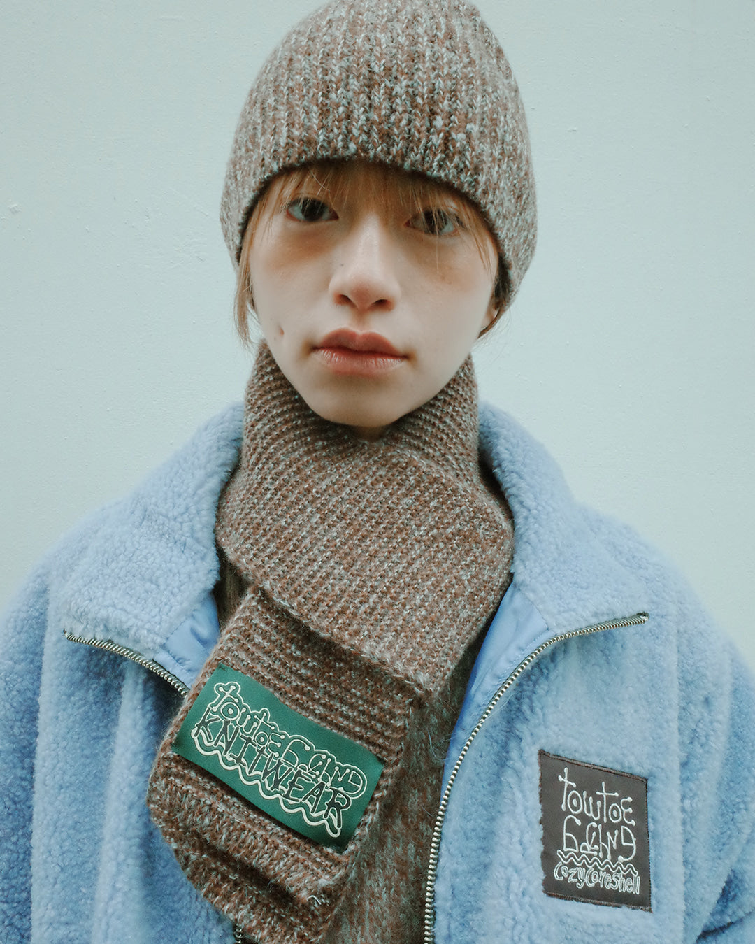 Towtow Archive - Cozy Beanie (Brown) product image 3 | TRAB K-Fashion Australia