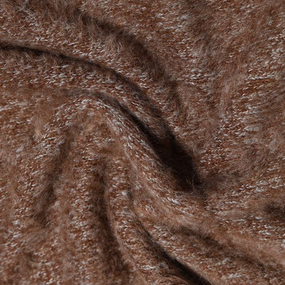 Towtow Archive - Cozy Fuzzy Sweater (Brown) product image 5 | TRAB K-Fashion Australia