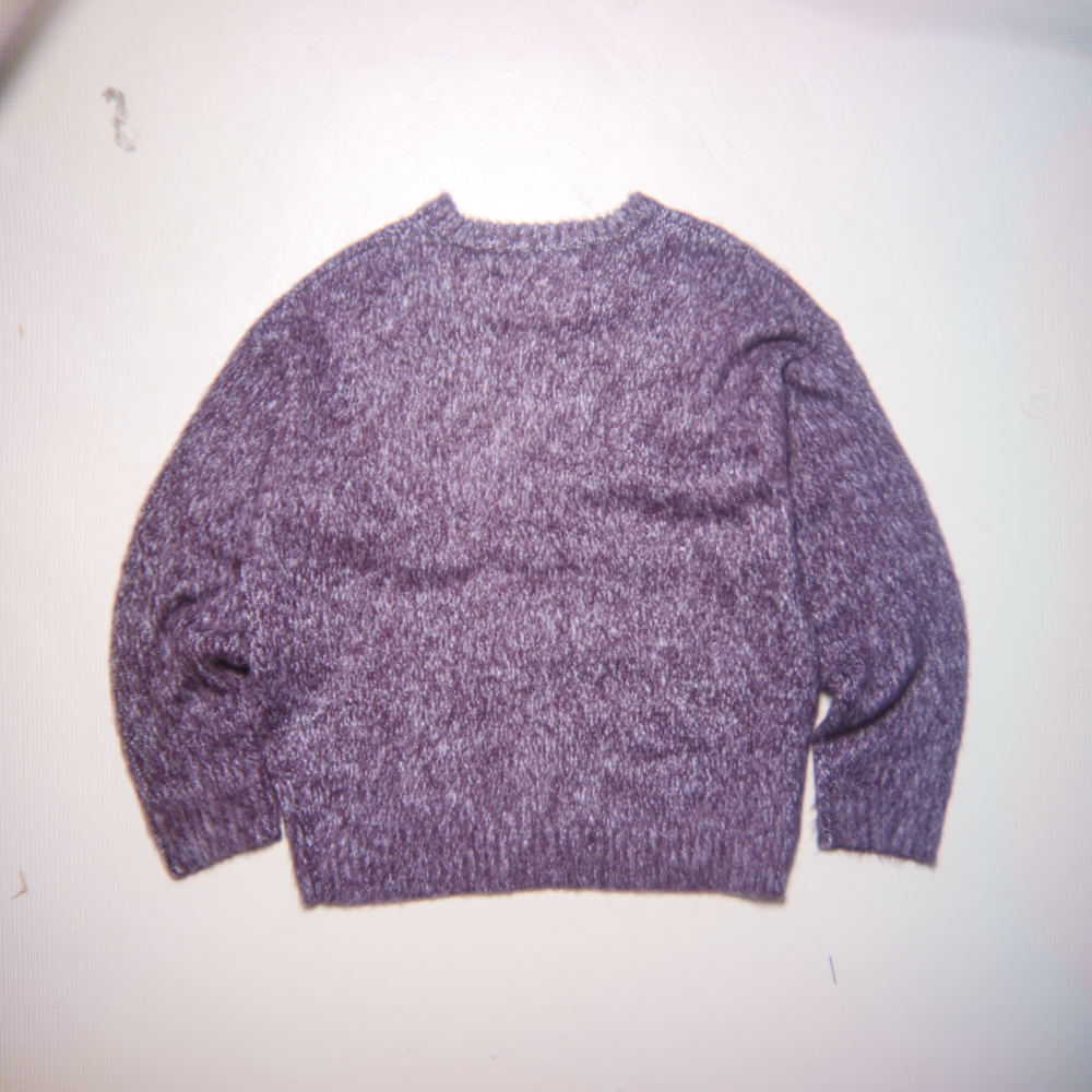 Towtow Archive - Cozy Fuzzy Sweater (Purple) product image 2 | TRAB K-Fashion Australia