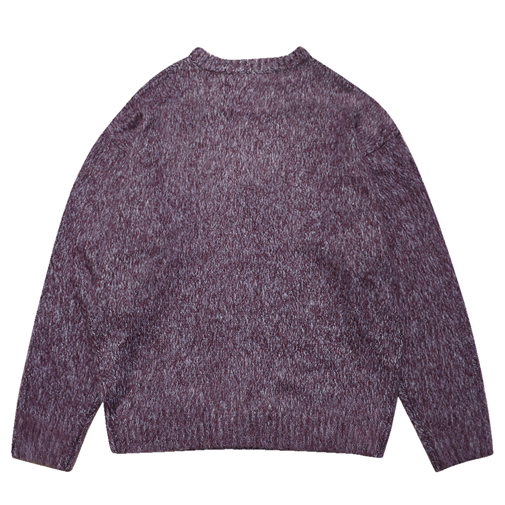 Towtow Archive - Cozy Fuzzy Sweater (Purple) product image 3 | TRAB K-Fashion Australia