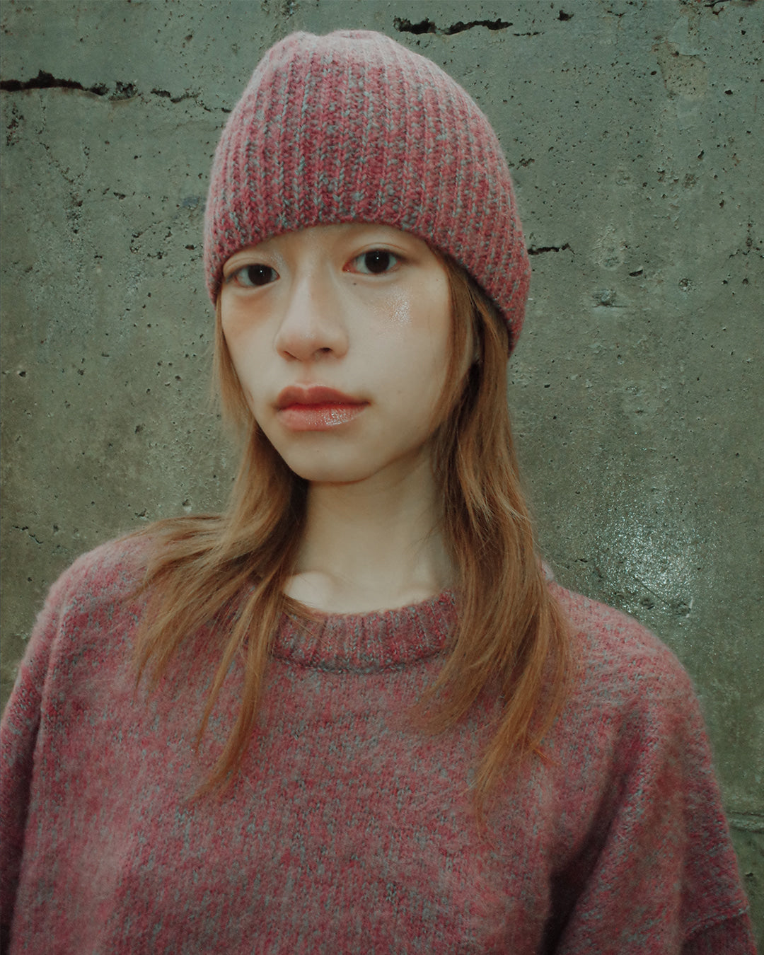 Towtow Archive - Cozy Mini Muffler Rusty (Red) product image 4 | TRAB K-Fashion Australia