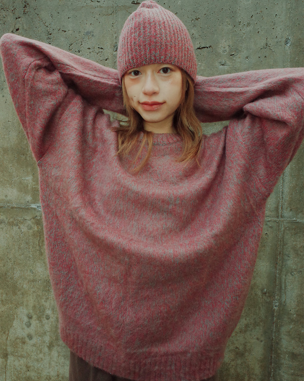 Towtow Archive - Cozy Mini Muffler Rusty (Red) product image 6 | TRAB K-Fashion Australia