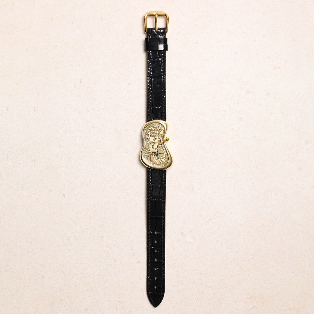 Towtow Archive - Timeless Twist Wristlet (Brown & Gold) product image 6 | TRAB K-Fashion Australia