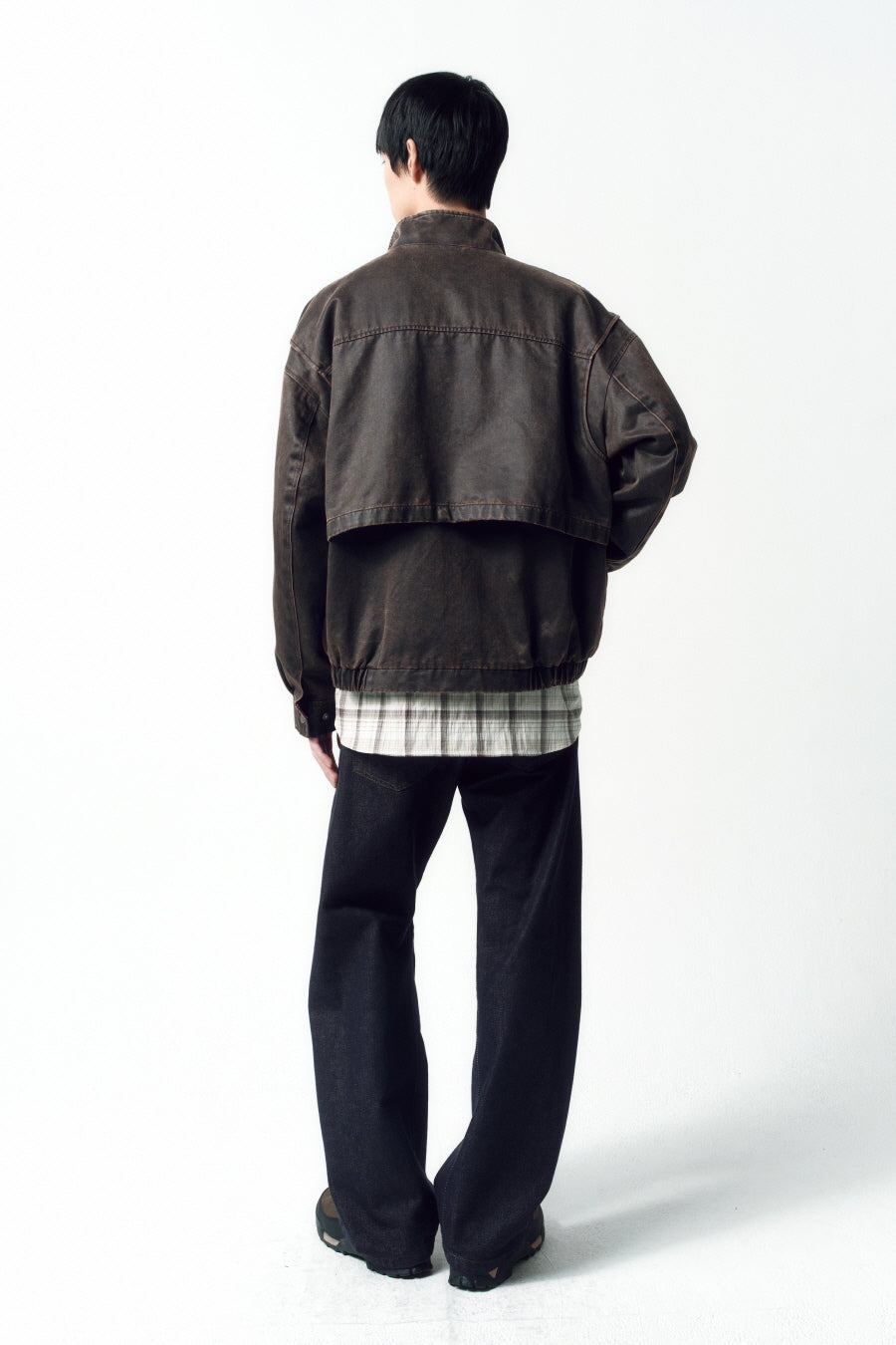 Insilence - Engineer Fit Denim Pants (Rinsed Indigo) product image 3 | TRAB K-Fashion Australia
