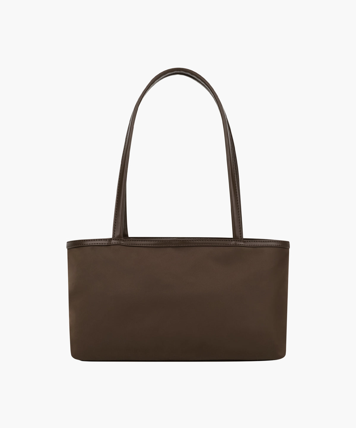 Marithe & Francois Girbaud - Classic Logo Zip Pocket Shoulder Bag (Brown) product image 3 | TRAB K-Fashion Australia