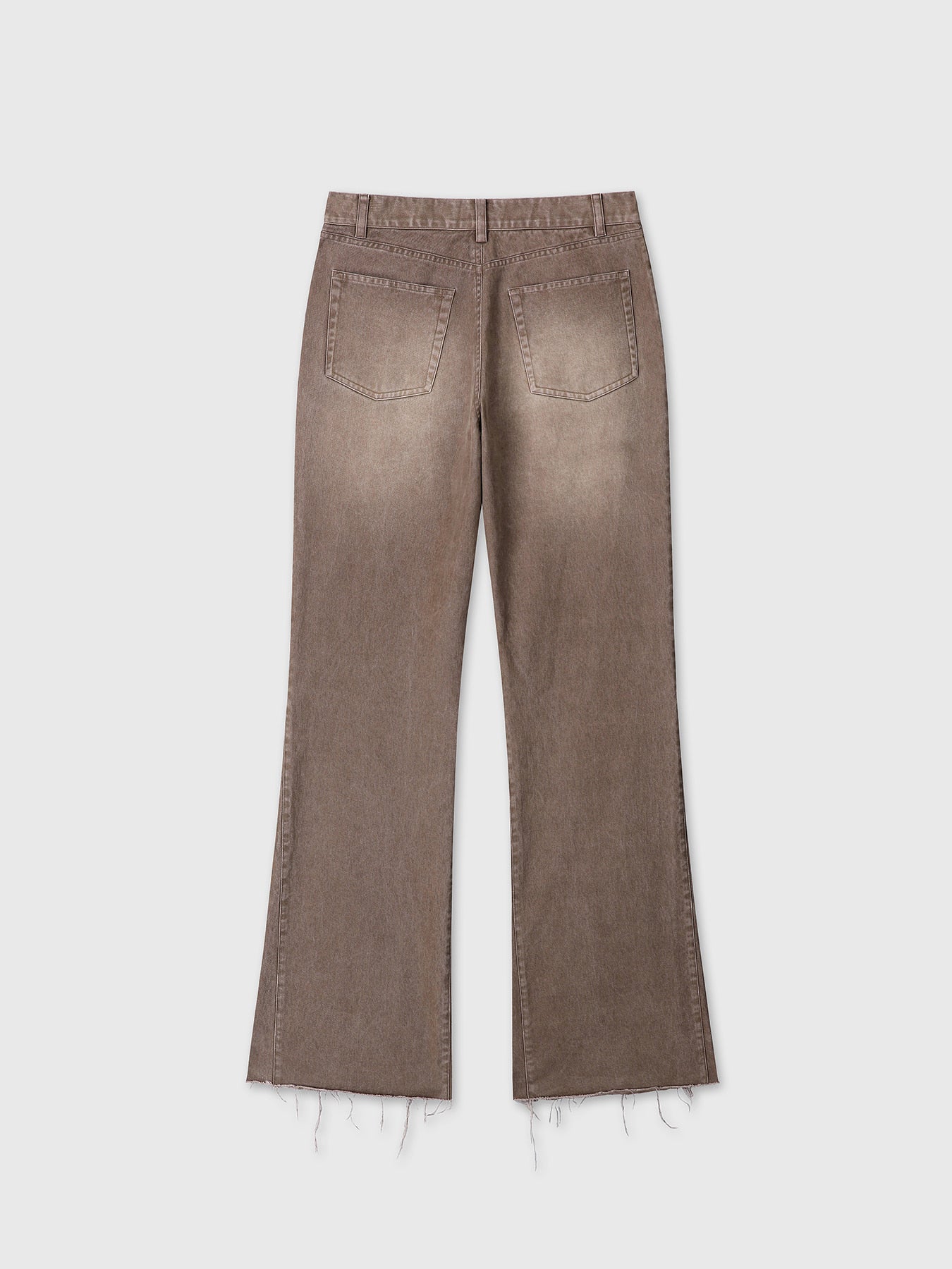 Tonywack - Re-Cut Brushed Cotton Flared Pants (Faded Brown) product image 8 | TRAB K-Fashion Australia
